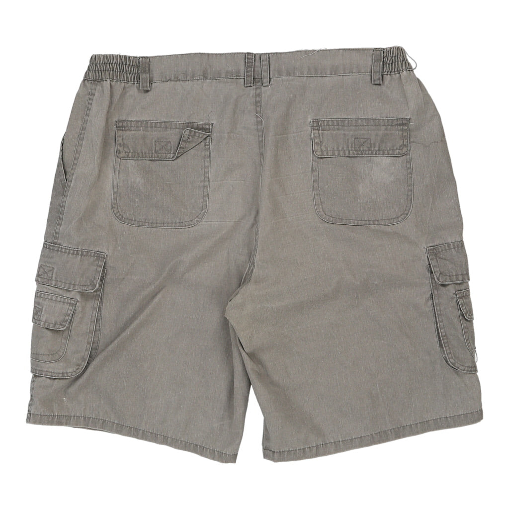 Unbranded Cargo Shorts - 2XL Grey Cotton Refurbished - Thrifted (note: this is a term often used to describe second- refurbished available on Cerqular