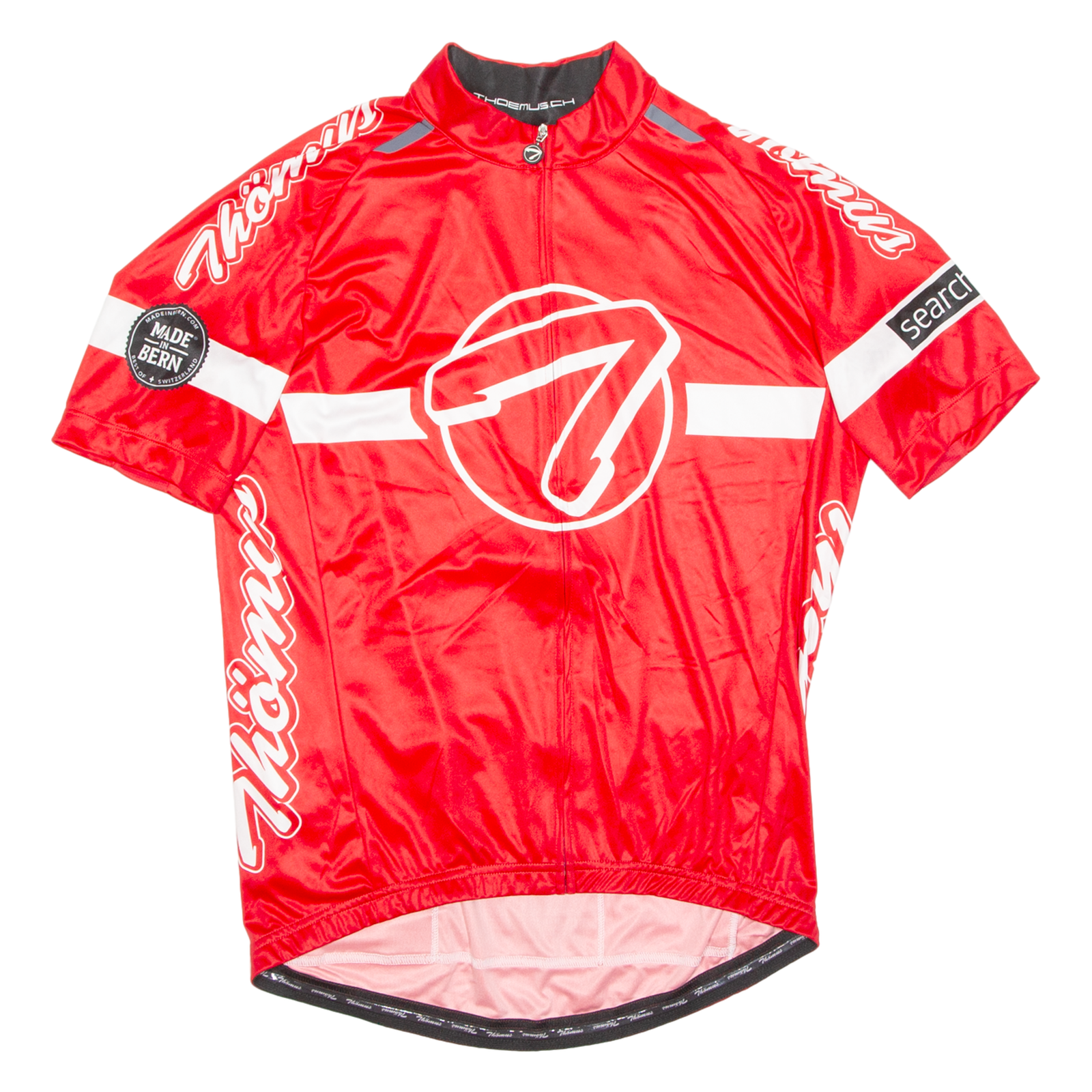 Cycling Mens Jersey Red Full Zip XL Refurbished - N/A refurbished available on Cerqular