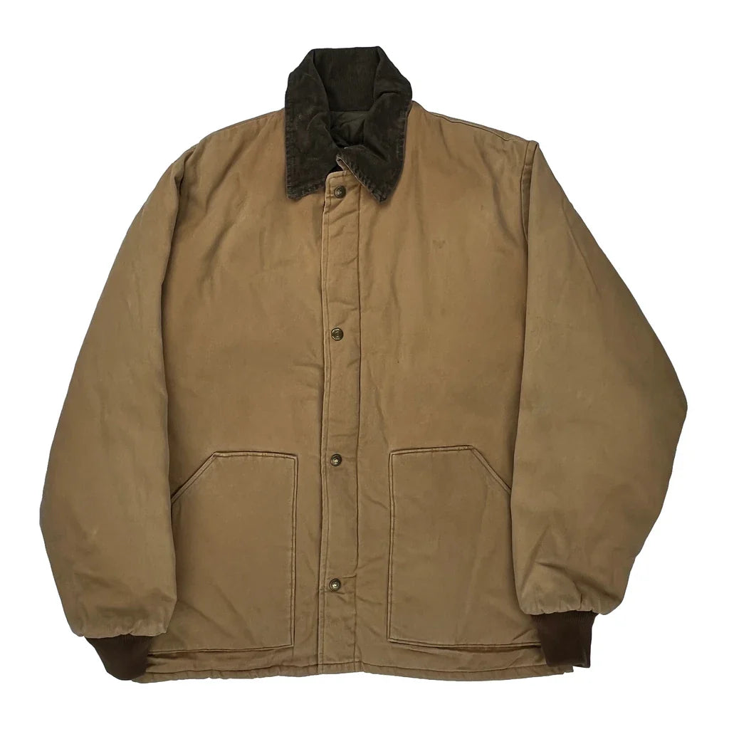 Buy Key Jacket - Large Brown Cotton Refurbished - $91.11 Key Jacket - Large Brown Cotton Refurbished - Thrifted (note: this is a term often used to describe second- refurbished available on Cerqular