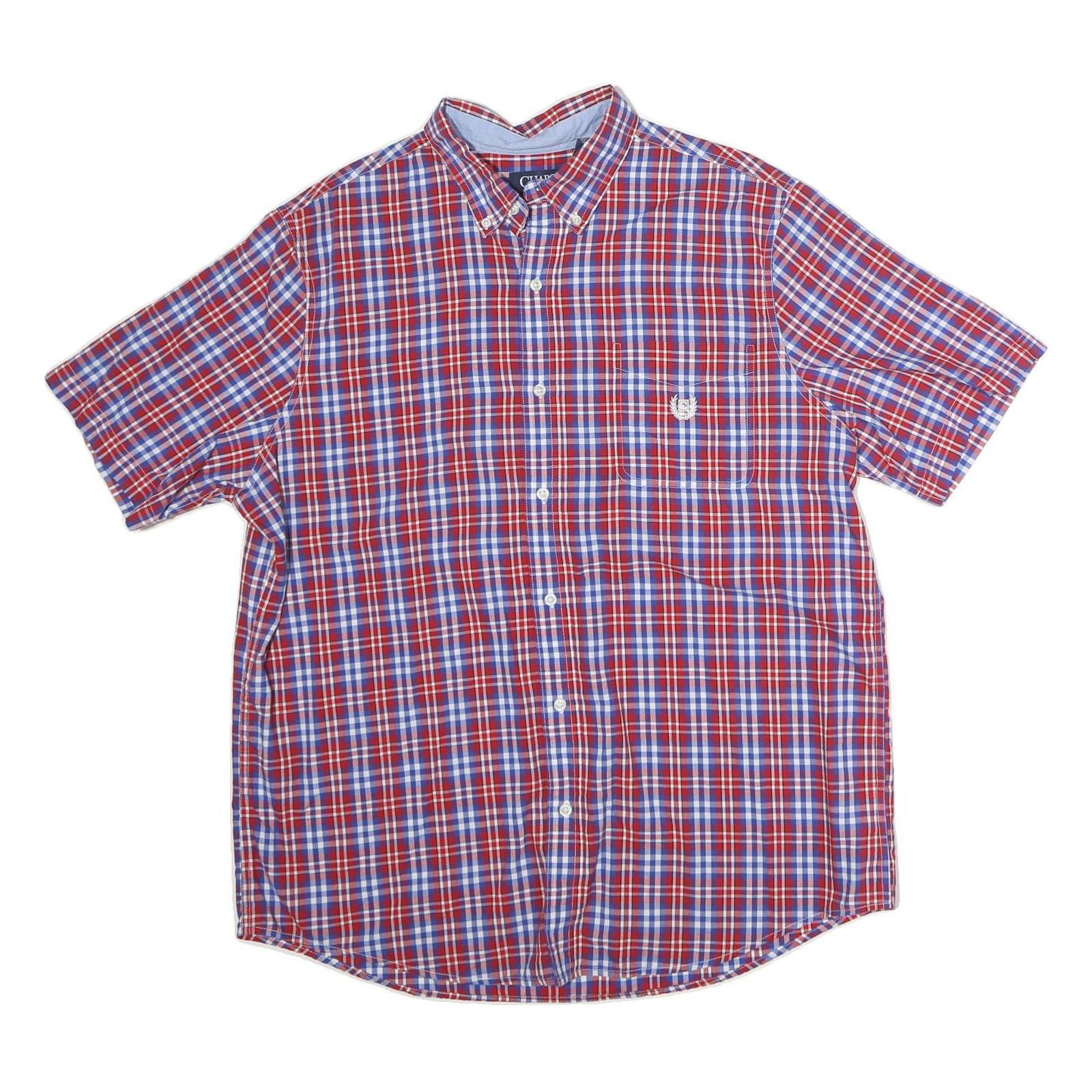 Buy CHAPS Mens Red & Blue Check Shirt XL Button Down Short Sleeve Casual Refurbished - $33.79 CHAPS Mens Red & Blue Check Shirt XL Button Down Short Sleeve Casual Refurbished - N/A refurbished available on Cerqular