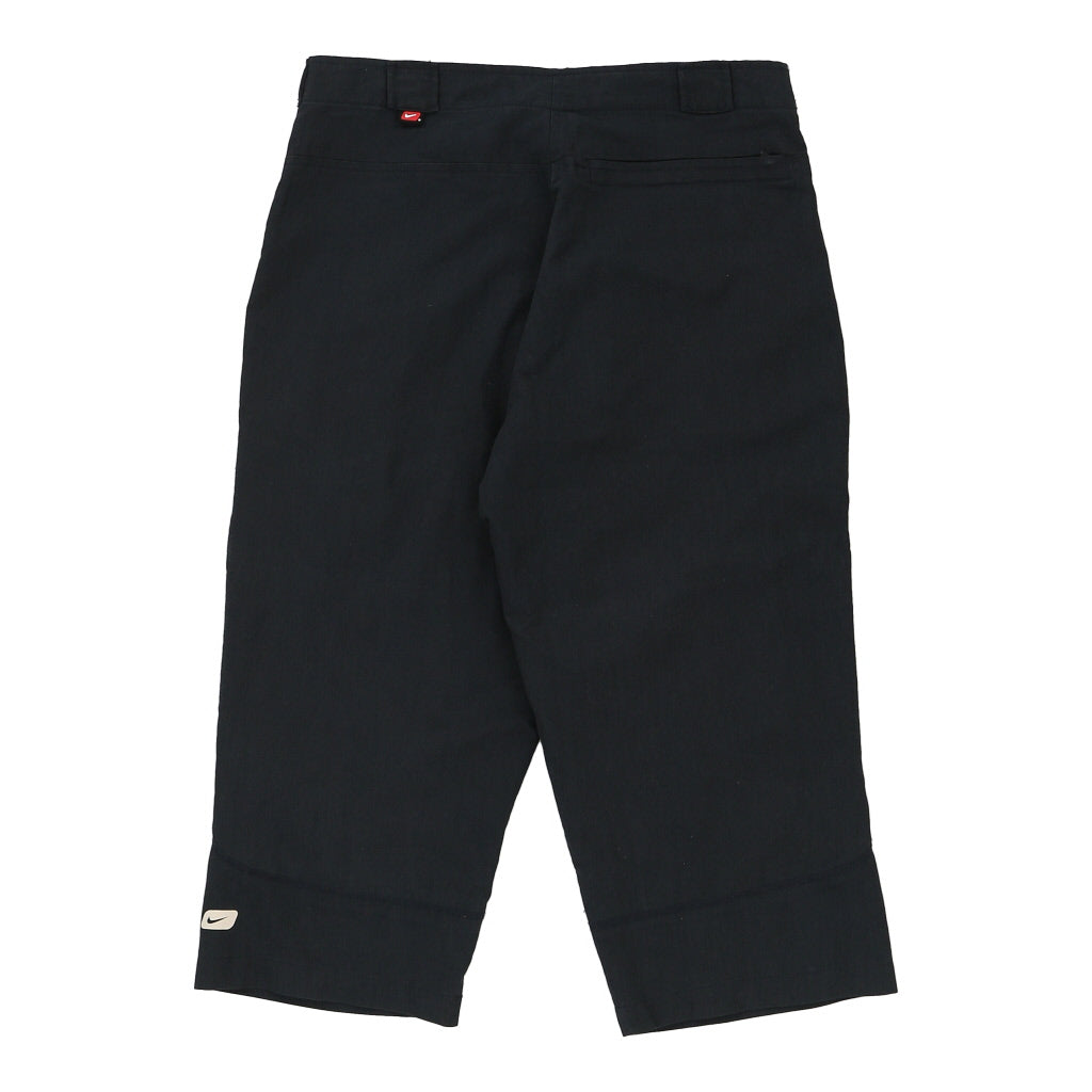 Nike Shorts - Medium Black Cotton Refurbished - Thrifted (note: this is a term often used to describe second- refurbished available on Cerqular