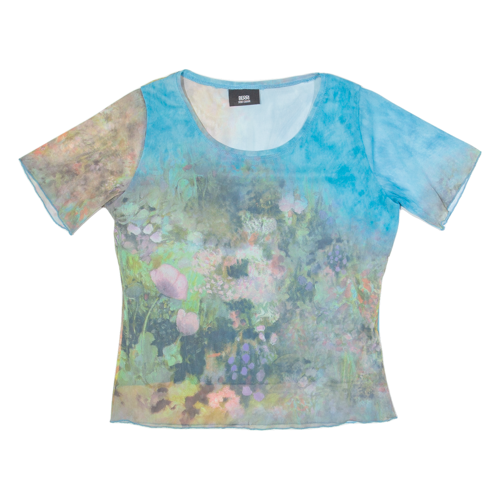 Buy BERRI Mesh Womens Printed Top Blue Floral M Refurbished - $16.89 BERRI Mesh Womens Printed Top Blue Floral M Refurbished - N/A refurbished available on Cerqular