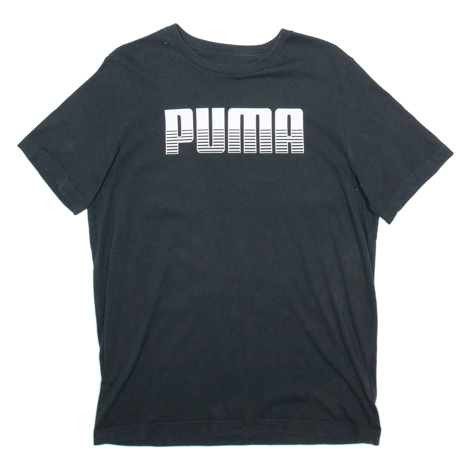 PUMA Mens T-Shirt Black M Refurbished - N/A refurbished available on Cerqular