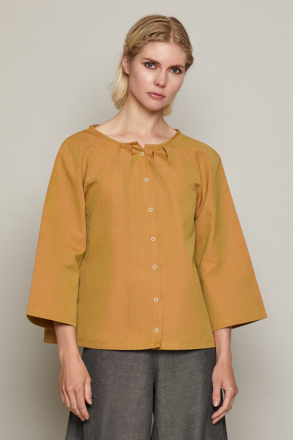 Eilish Shirt (Orange) | size: XS Refurbished - N/A refurbished available on Cerqular