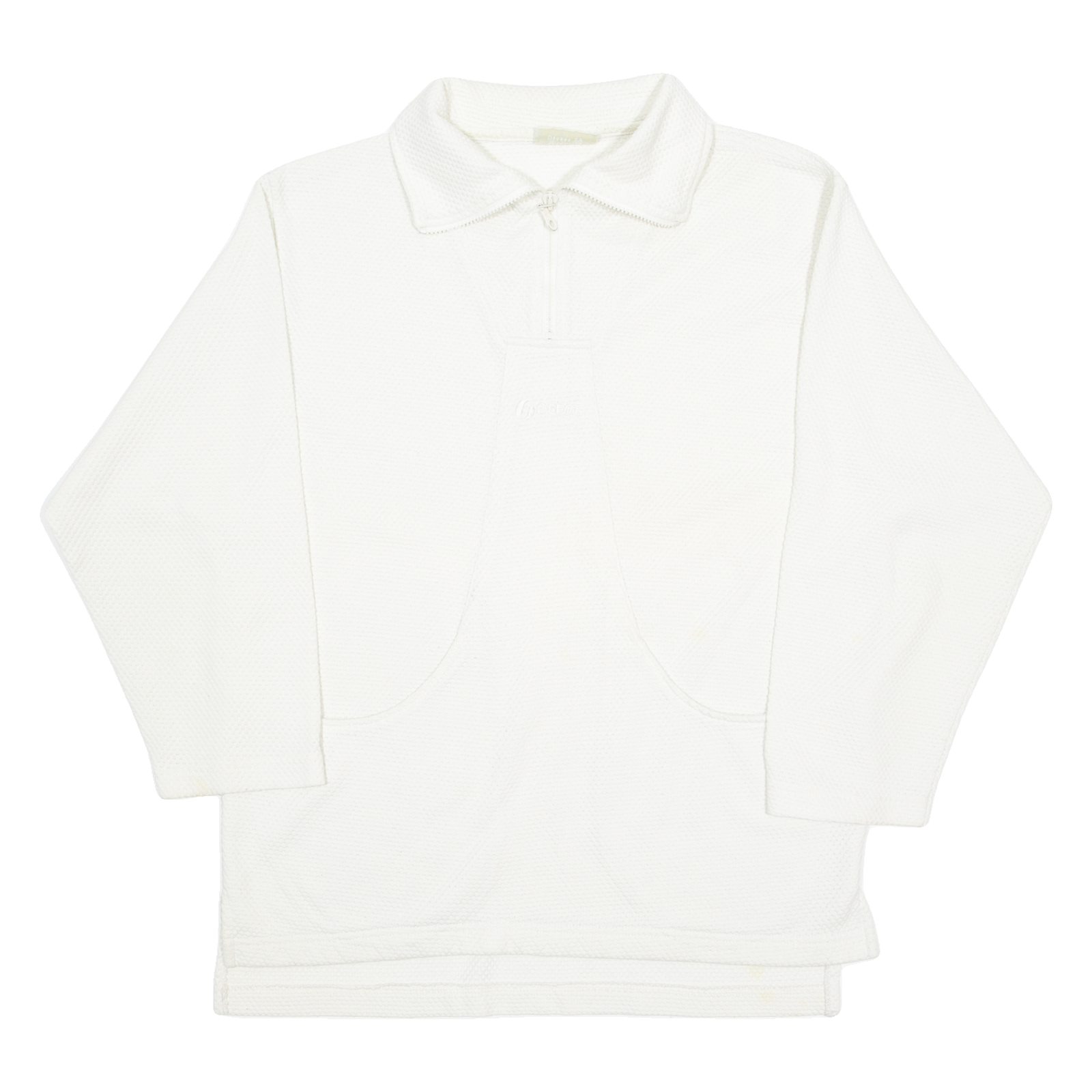 DEESSE Womens Sweatshirt Cream 1/4 Zip M Refurbished - N/A refurbished available on Cerqular