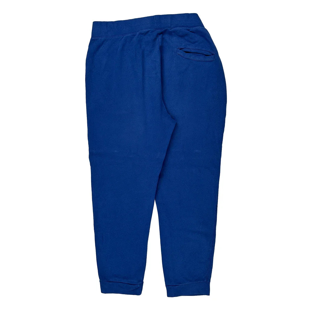 Armani Exchange Joggers - Large Blue Cotton Refurbished - Thrifted (note: this is a term often used to describe second- refurbished available on Cerqular