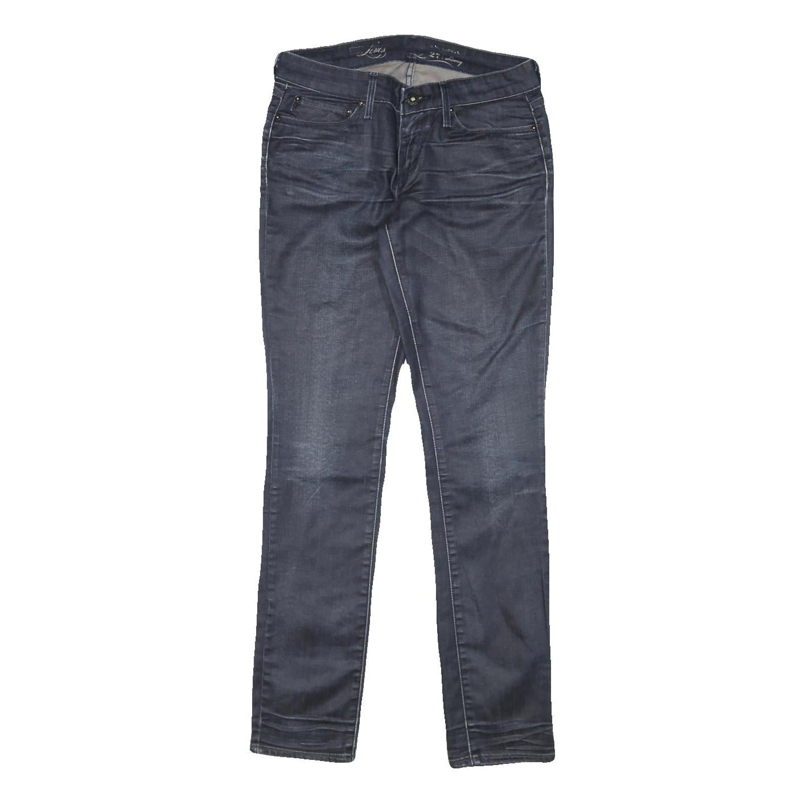LEVI'S Womens Jeans Blue Slim Skinny Denim Medium W28 L30 Refurbished - N/A refurbished available on Cerqular