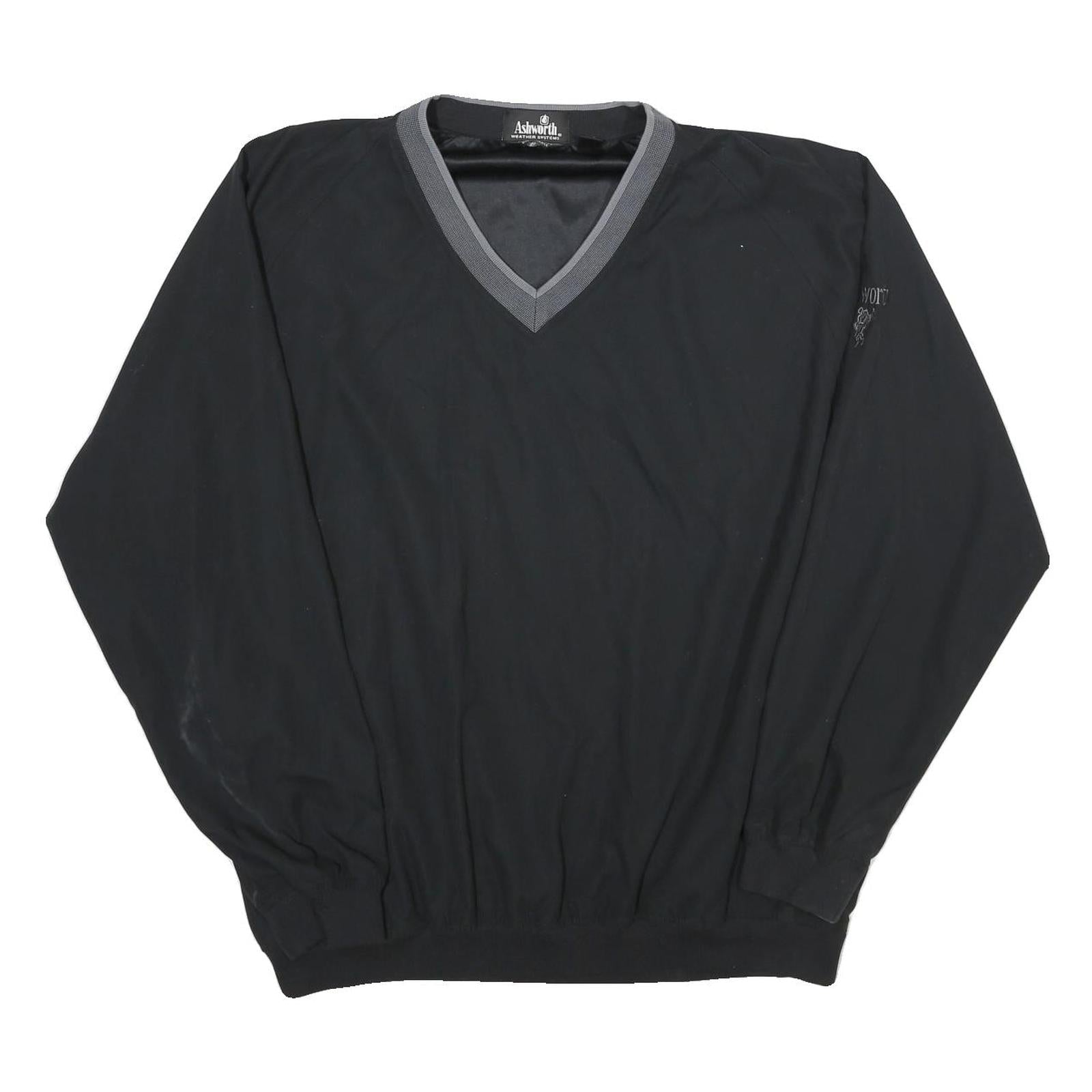 Buy ASHWORTH Mens Black V-Neck 2XL Pullover Polyester Golf Sweatshirt Refurbished - $38.99 ASHWORTH Mens Black V-Neck 2XL Pullover Polyester Golf Sweatshirt Refurbished - N/A refurbished available on Cerqular