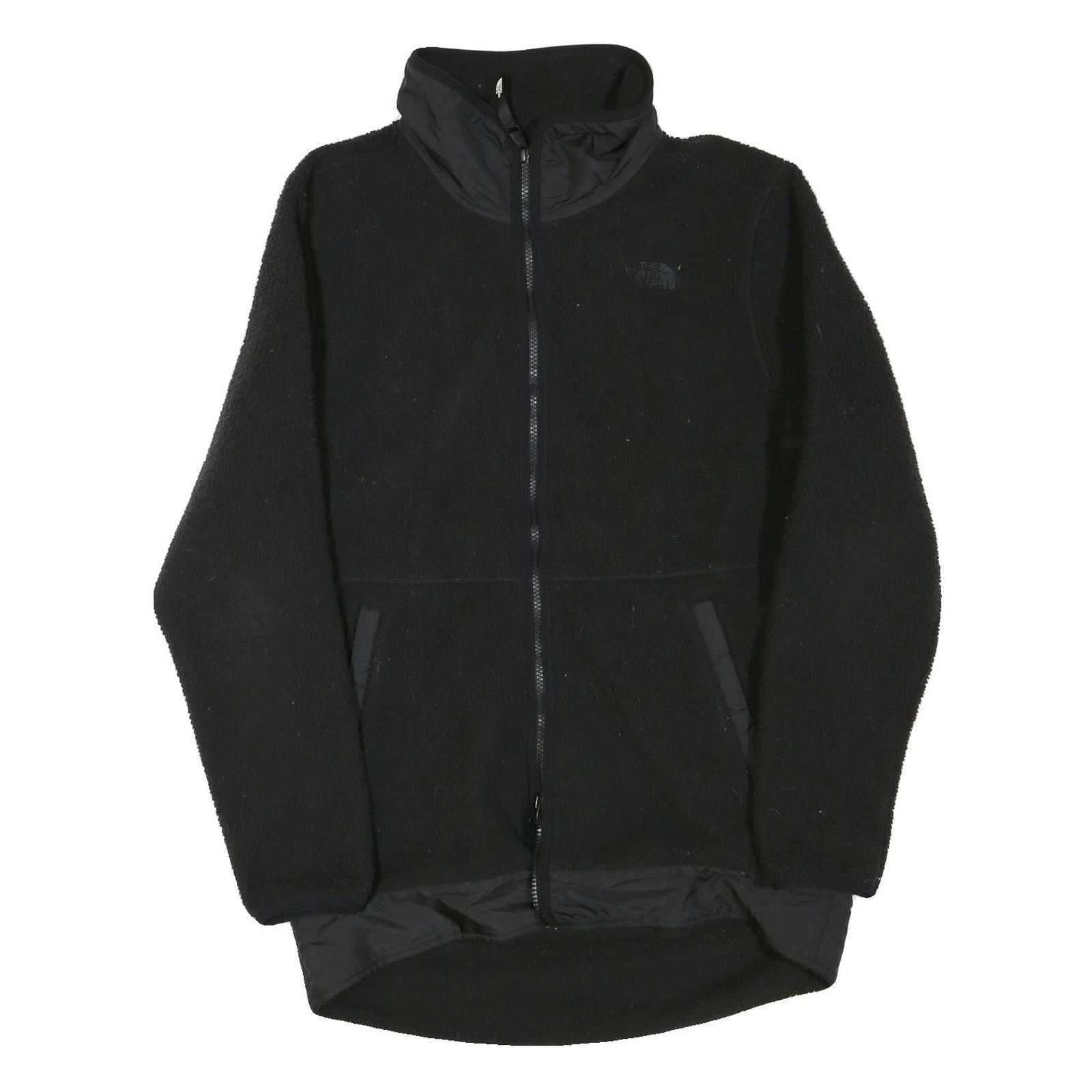THE NORTH FACE Womens Black Fleece Jacket M Polyester Blend Zip Outdoor Casual Refurbished - N/A refurbished available on Cerqular