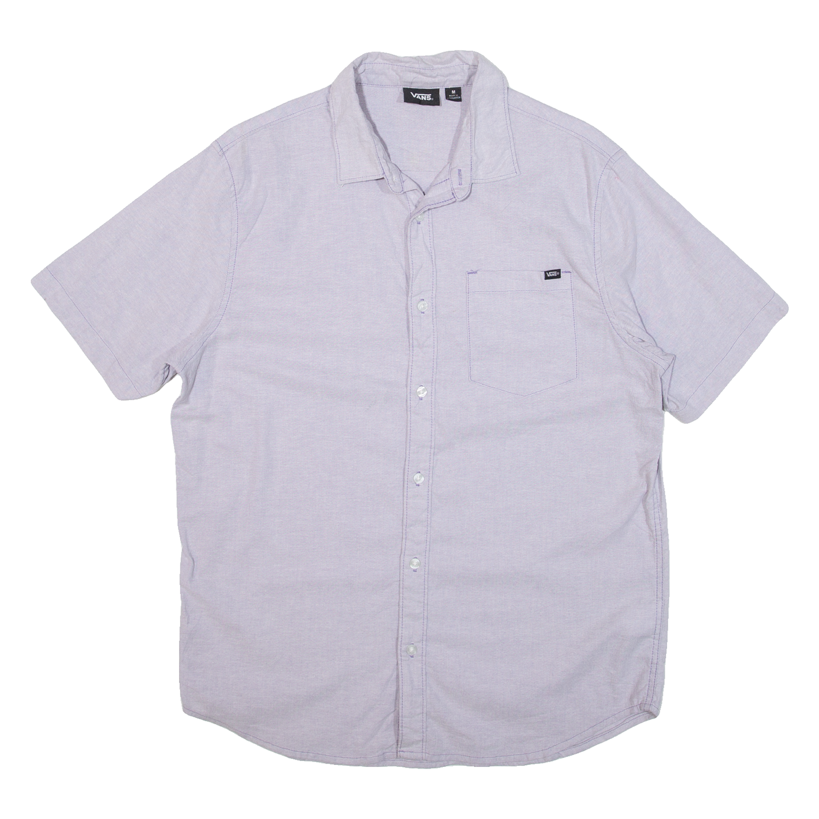 VANS Mens Plain Shirt Grey M Refurbished - N/A refurbished available on Cerqular