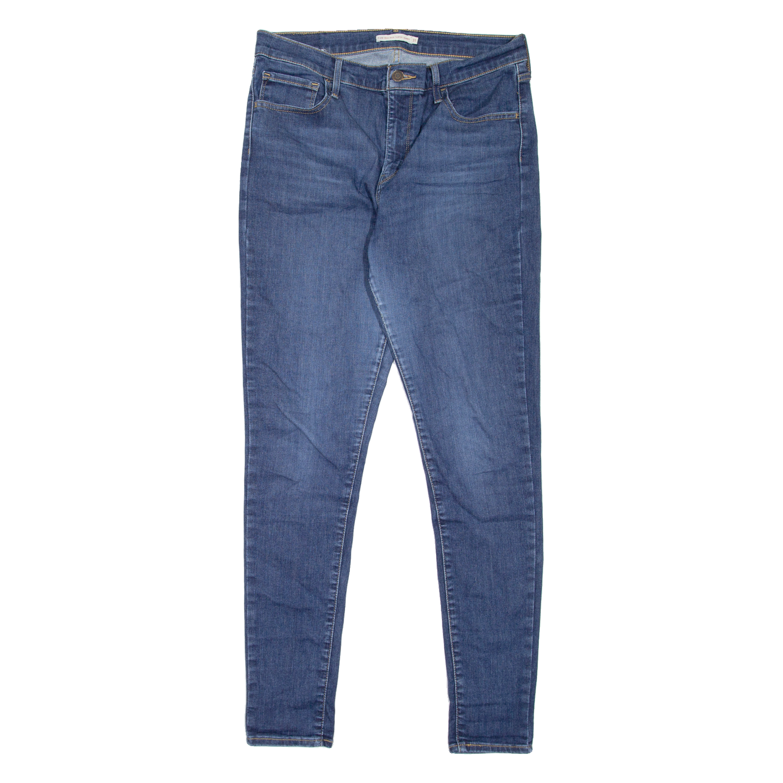 LEVI'S 720 High Rise BIG E Womens Jeans Blue Slim Skinny Stone Wash W31 L32 Refurbished - N/A refurbished available on Cerqular