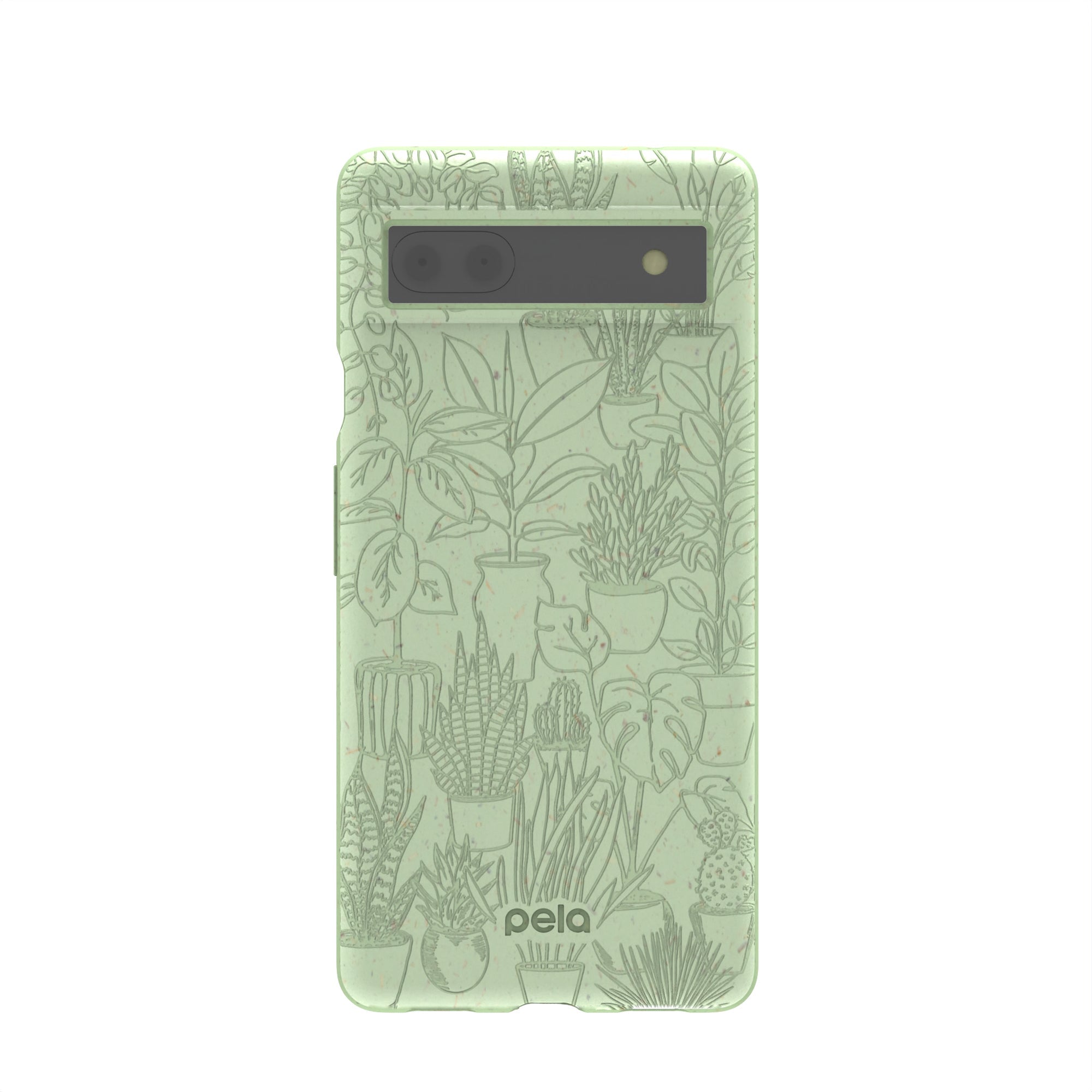 Buy Sage Green Green Oasis Google Pixel 6a Case Refurbished - $65.00 Sage Green Green Oasis Google Pixel 6a Case Refurbished - Pela Case refurbished available on Cerqular