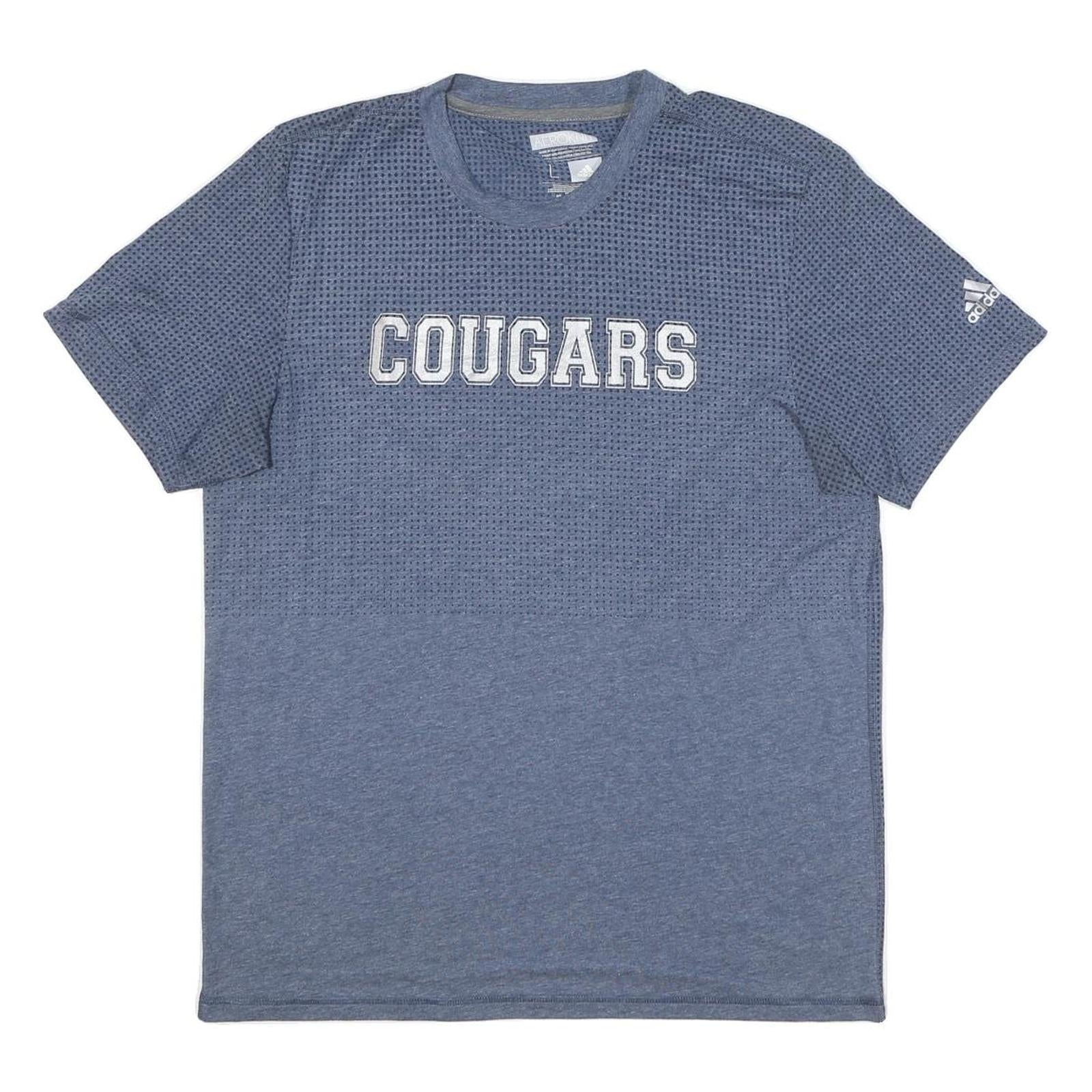 Buy ADIDAS Mens Blue Cougars Graphic T-Shirt L Short Sleeve Crew Neck Sportswear Refurbished - $23.39 ADIDAS Mens Blue Cougars Graphic T-Shirt L Short Sleeve Crew Neck Sportswear Refurbished - N/A refurbished available on Cerqular