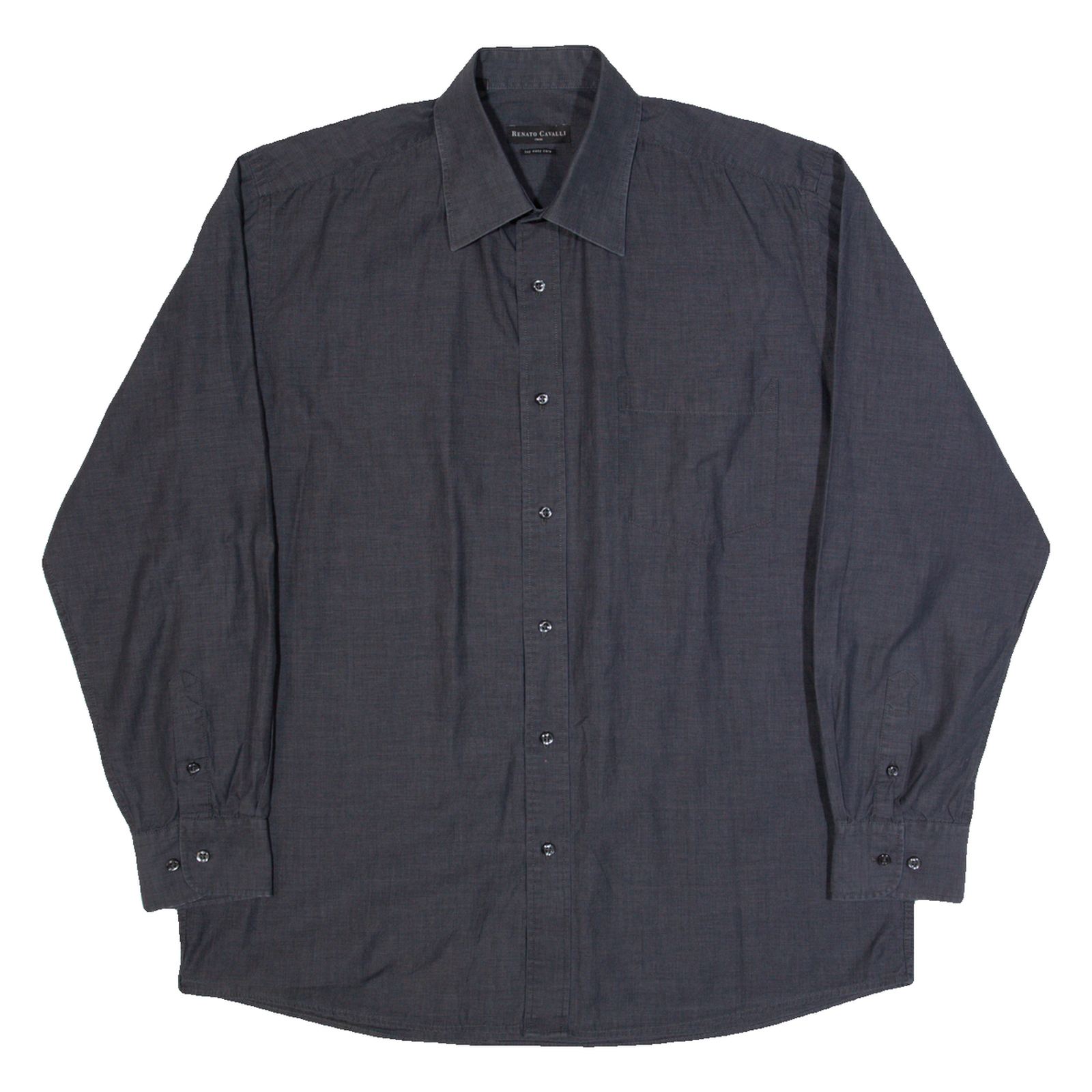 Buy RENATO CAVALLI Mens Plain Shirt Grey Long Sleeve L Refurbished - $18.19 RENATO CAVALLI Mens Plain Shirt Grey Long Sleeve L Refurbished - N/A refurbished available on Cerqular