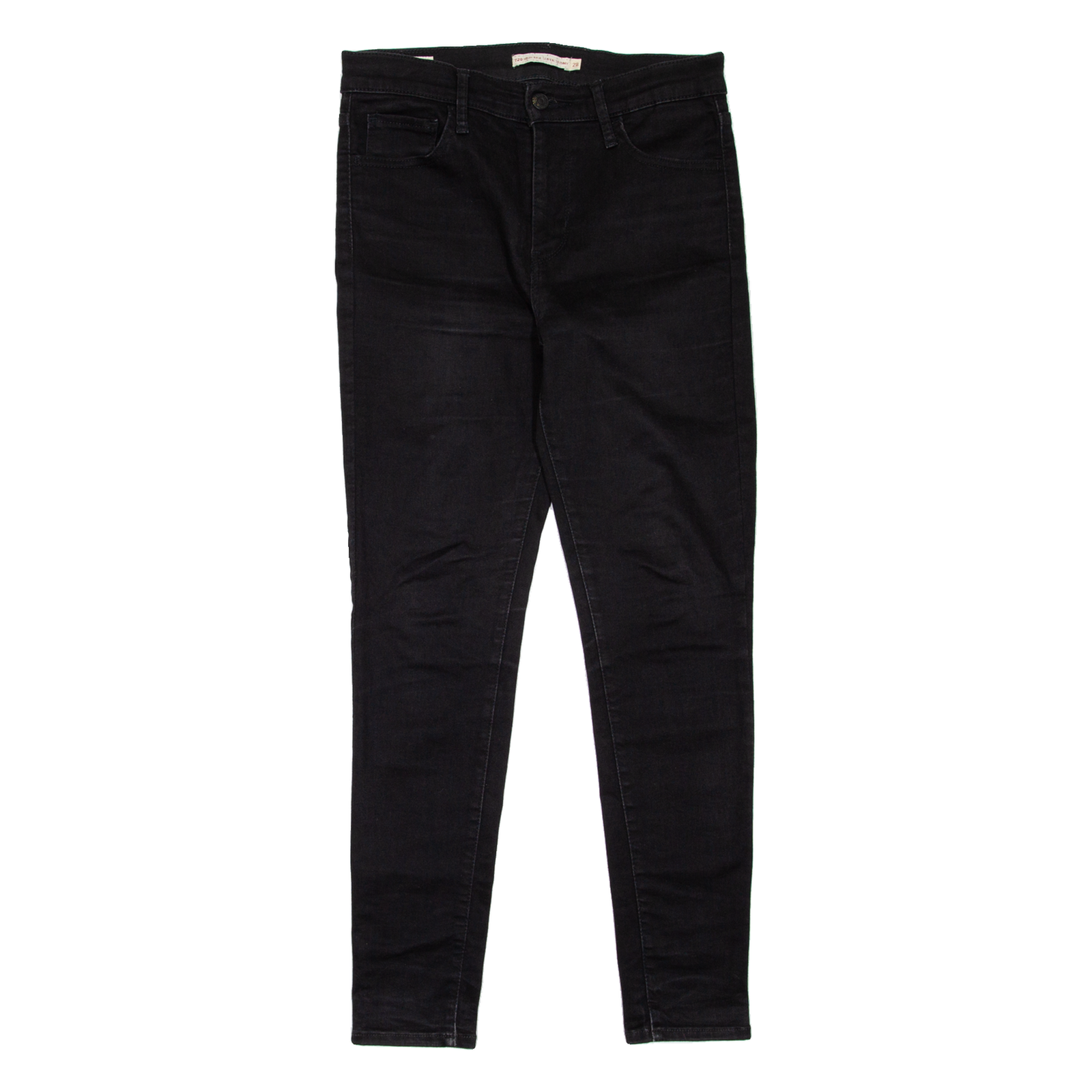 LEVI'S 720 High Rise BIG E Womens Jeans Black Slim Skinny W28 L28 Refurbished - N/A refurbished available on Cerqular