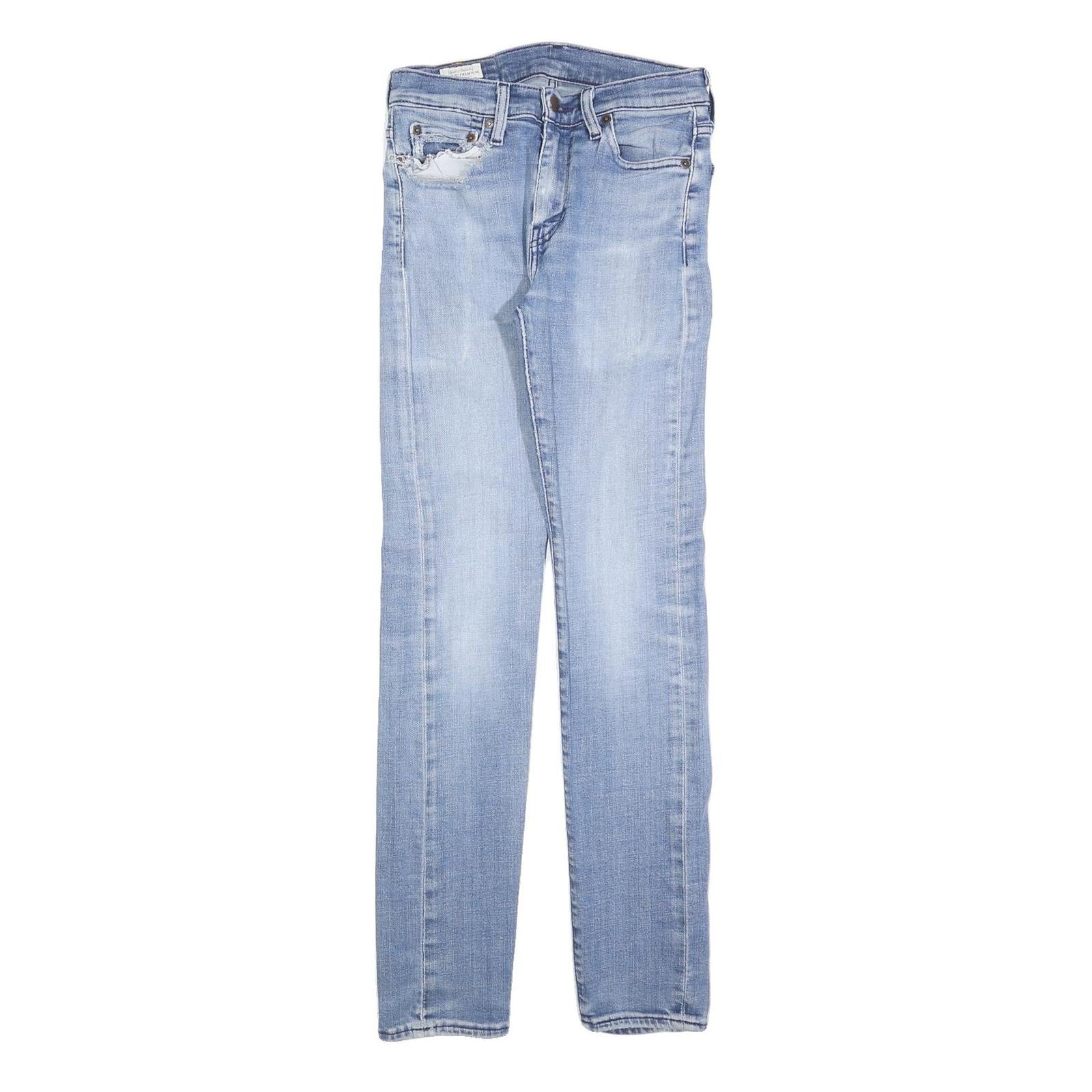 LEVI'S Womens Jeans Blue Slim Skinny Denim Light W29 L31 Stylish Cotton Blend Refurbished - N/A refurbished available on Cerqular