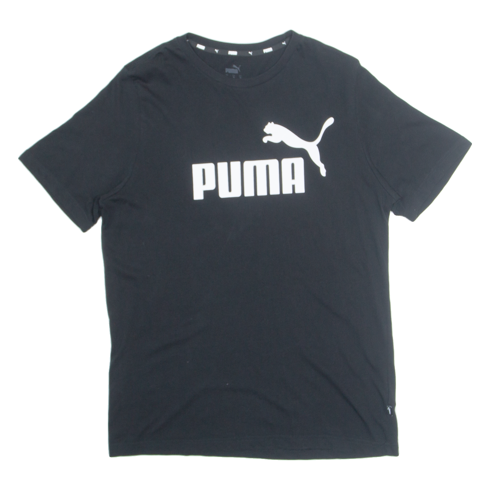 PUMA Mens T-Shirt Black M Refurbished - N/A refurbished available on Cerqular
