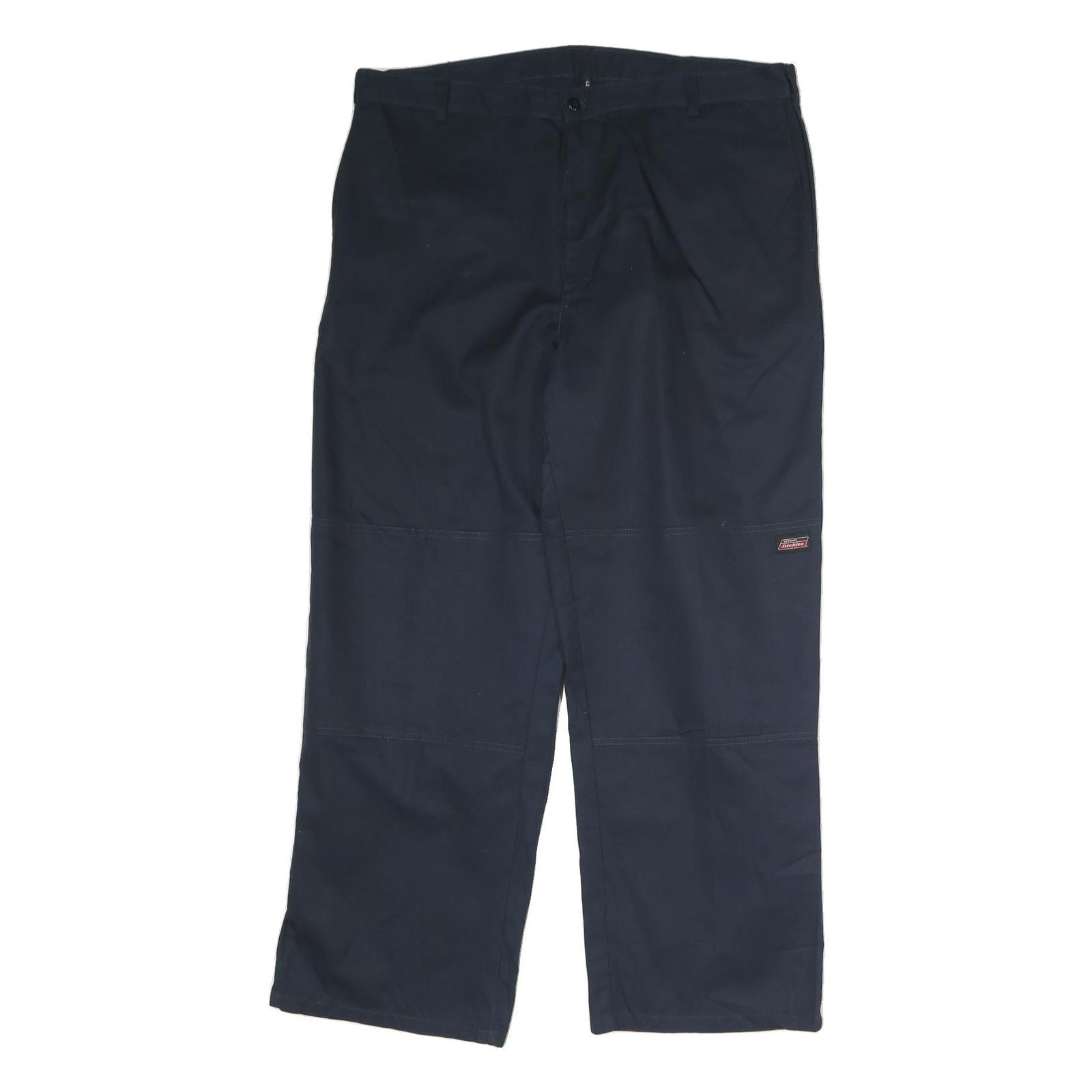 DOCKERS Mens Cotton Navy Blue Regular Straight Trousers W38 L30 Casual Workwear Refurbished - N/A refurbished available on Cerqular