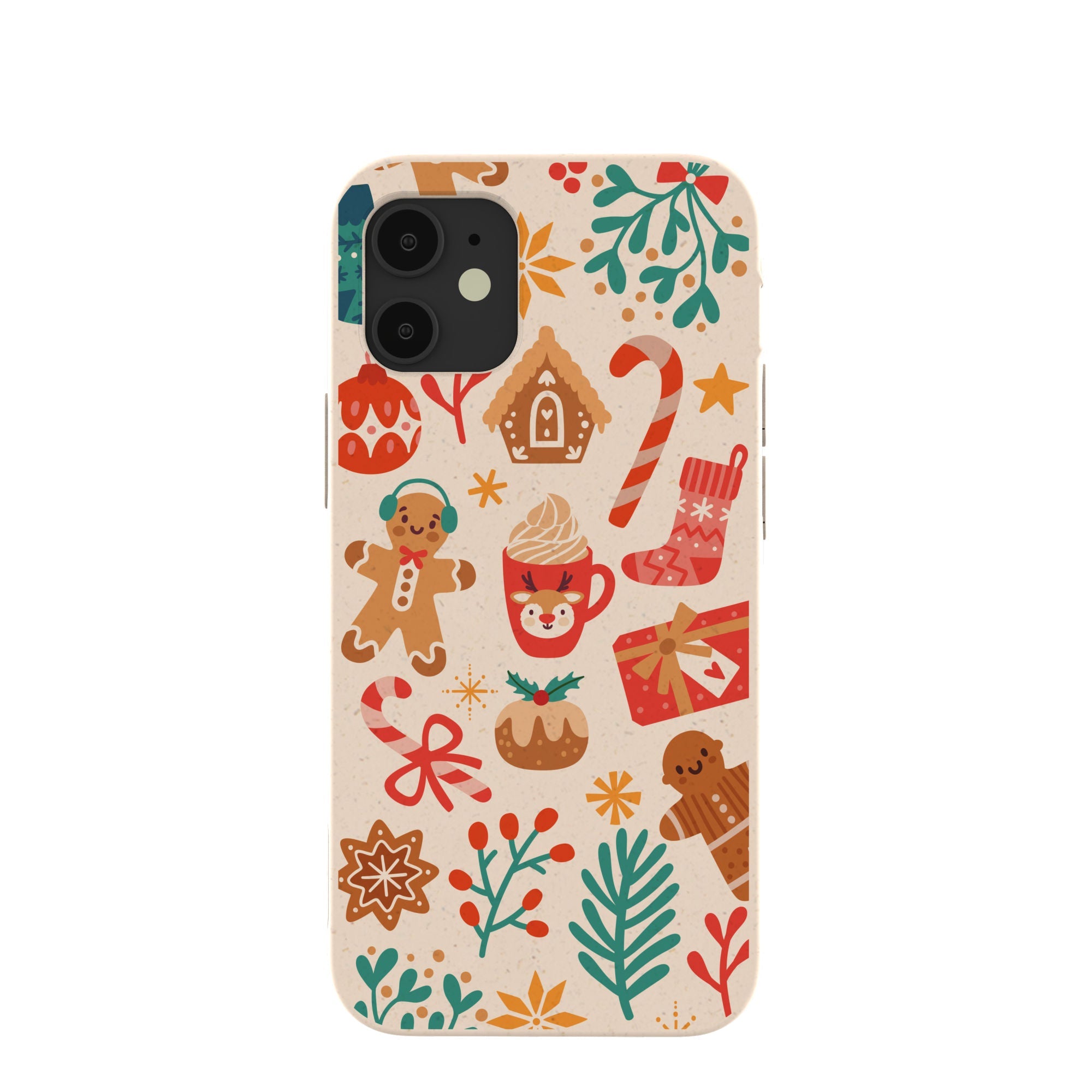 Seashell Festive AF iPhone 12 Mini Case Refurbished - Pela Case refurbished available on Cerqular