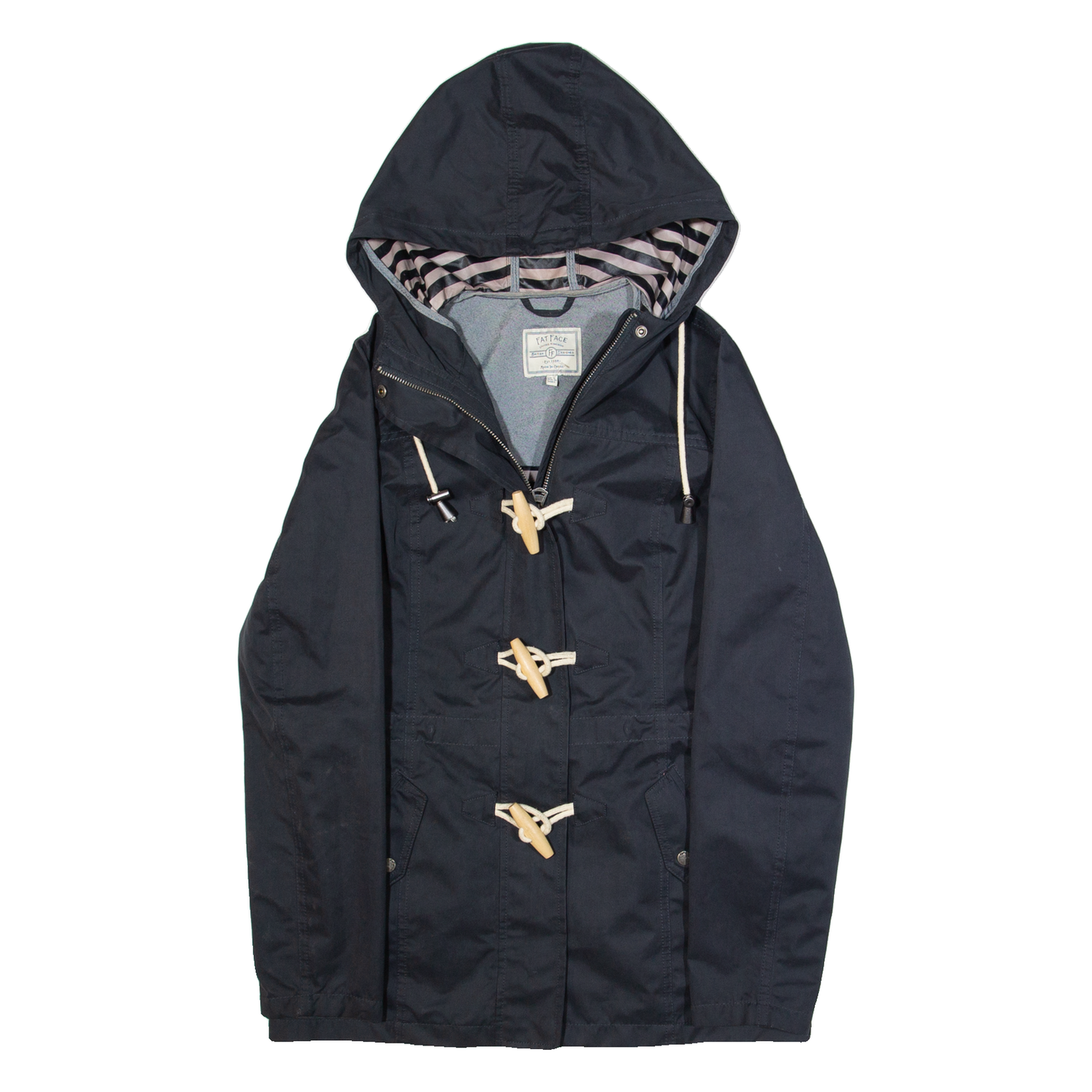 FAT FACE Womens Jacket Blue Hooded S Refurbished - N/A refurbished available on Cerqular