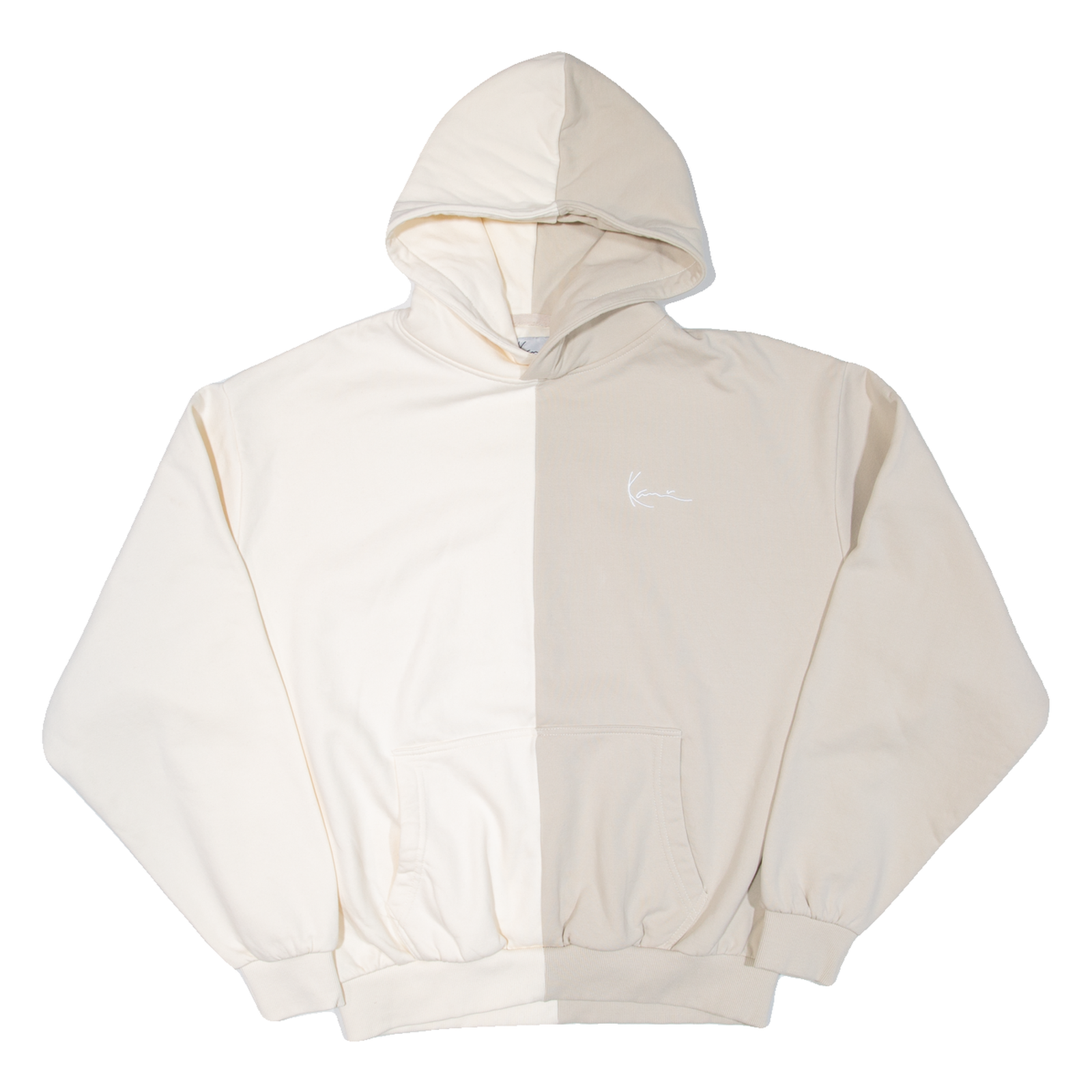 KARL KANI Womens Beige Hoodie M Refurbished - N/A refurbished available on Cerqular