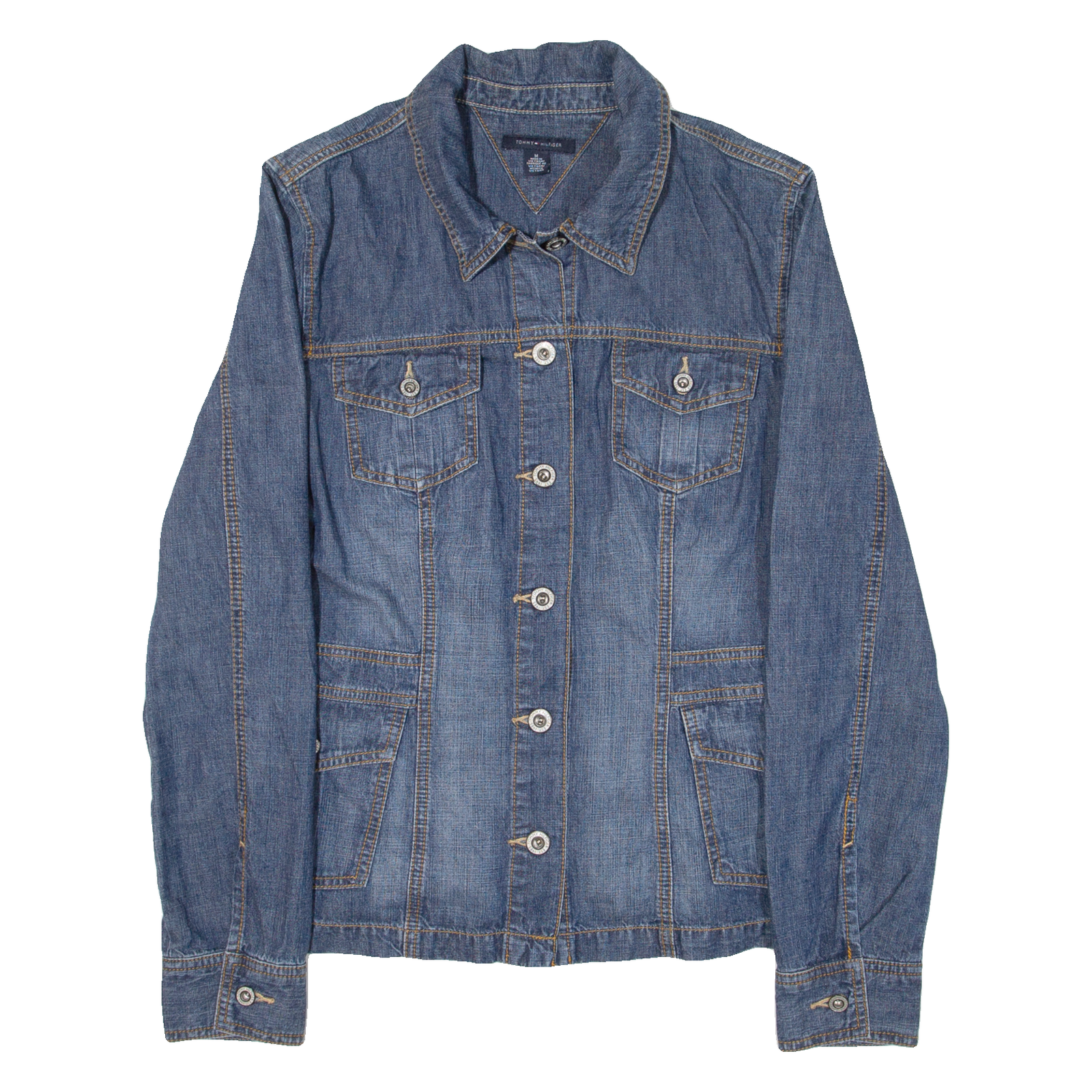 TOMMY HILFIGER Womens Chore Jacket Blue M Refurbished - N/A refurbished available on Cerqular