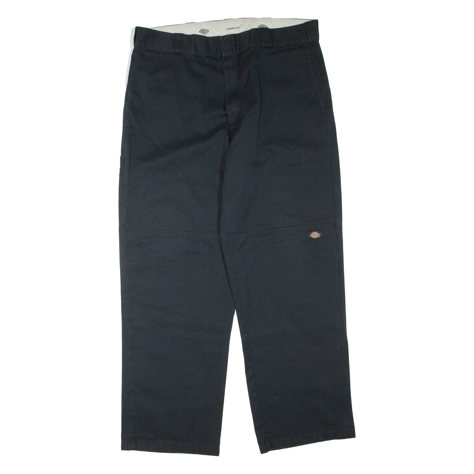 DICKIES Mens Trousers Black Regular Straight W38 L32 Refurbished - N/A refurbished available on Cerqular
