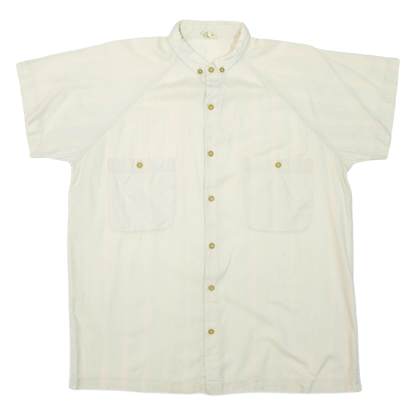 GIOCO Mens Plain Shirt Beige M Refurbished - N/A refurbished available on Cerqular