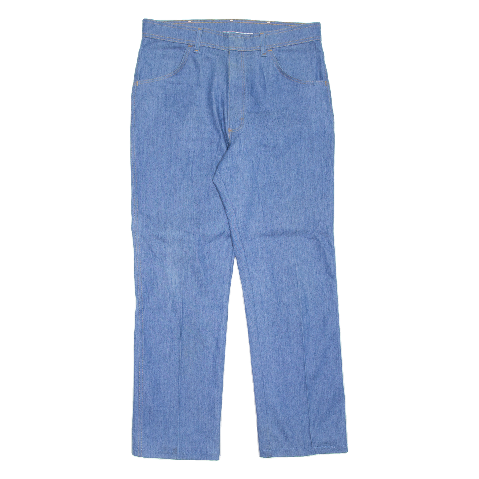 WRANGLER Mens Trousers Blue Regular Straight W34 L30 Refurbished - N/A refurbished available on Cerqular