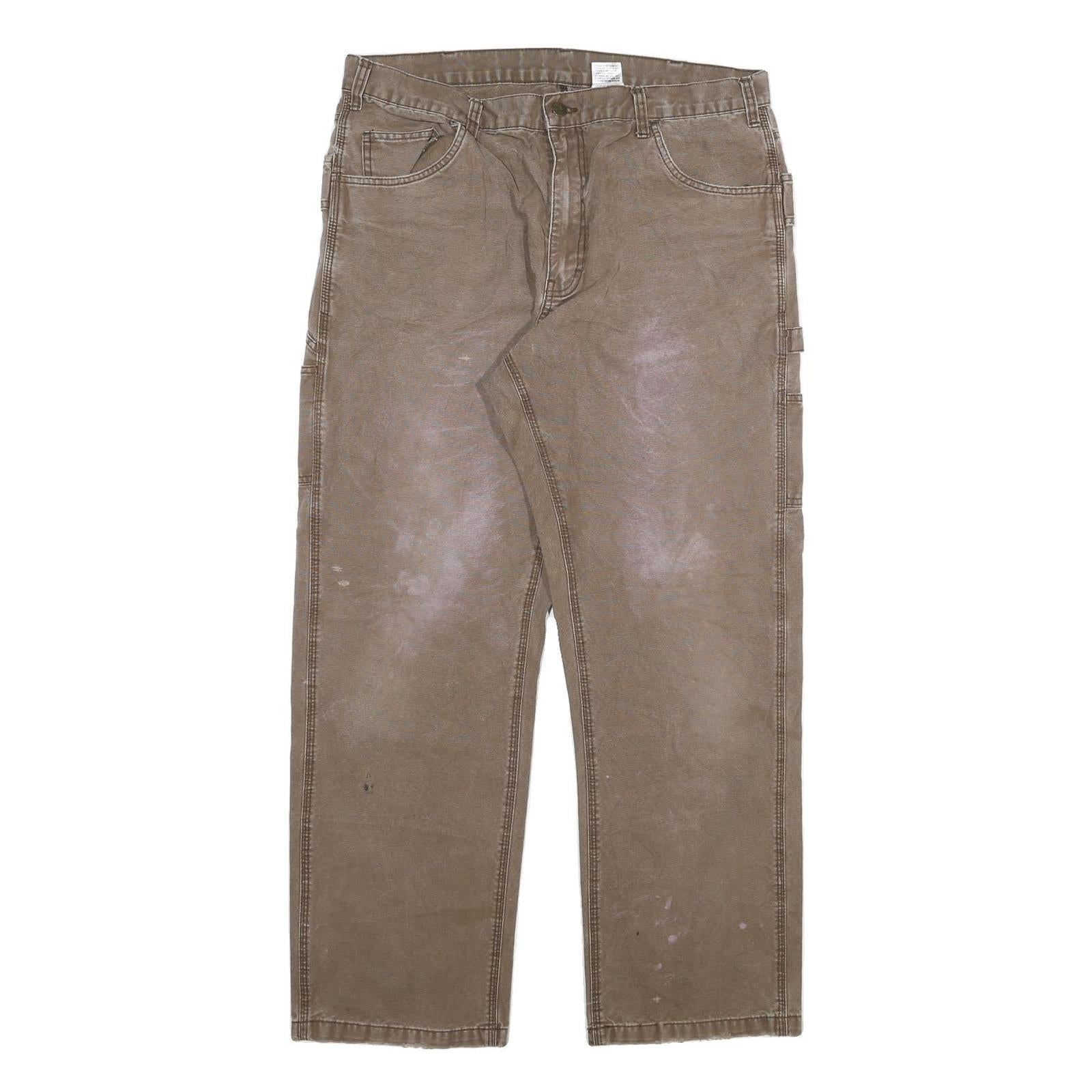 CARHARTT Mens Jeans Regular Straight Denim Rinse W34 L29 Workwear Utility Refurbished - N/A refurbished available on Cerqular