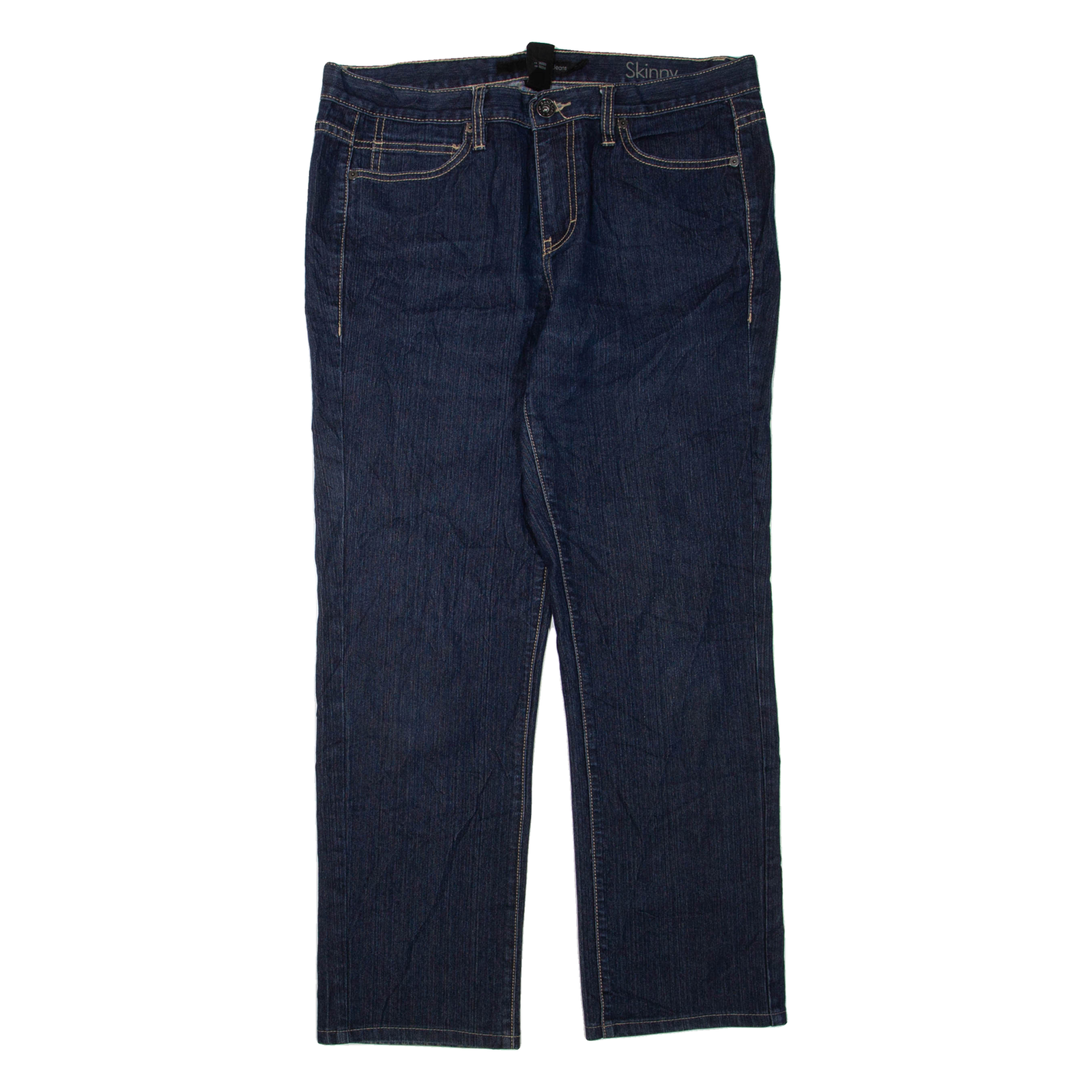 CALVIN KLEIN Womens Jeans Blue Regular Bootcut W31 L29 Refurbished - N/A refurbished available on Cerqular