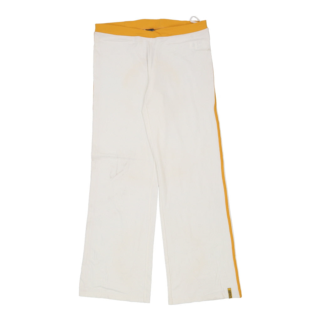 Oviesse Joggers - XL White Cotton Refurbished - Thrifted (note: this is a term often used to describe second- refurbished available on Cerqular