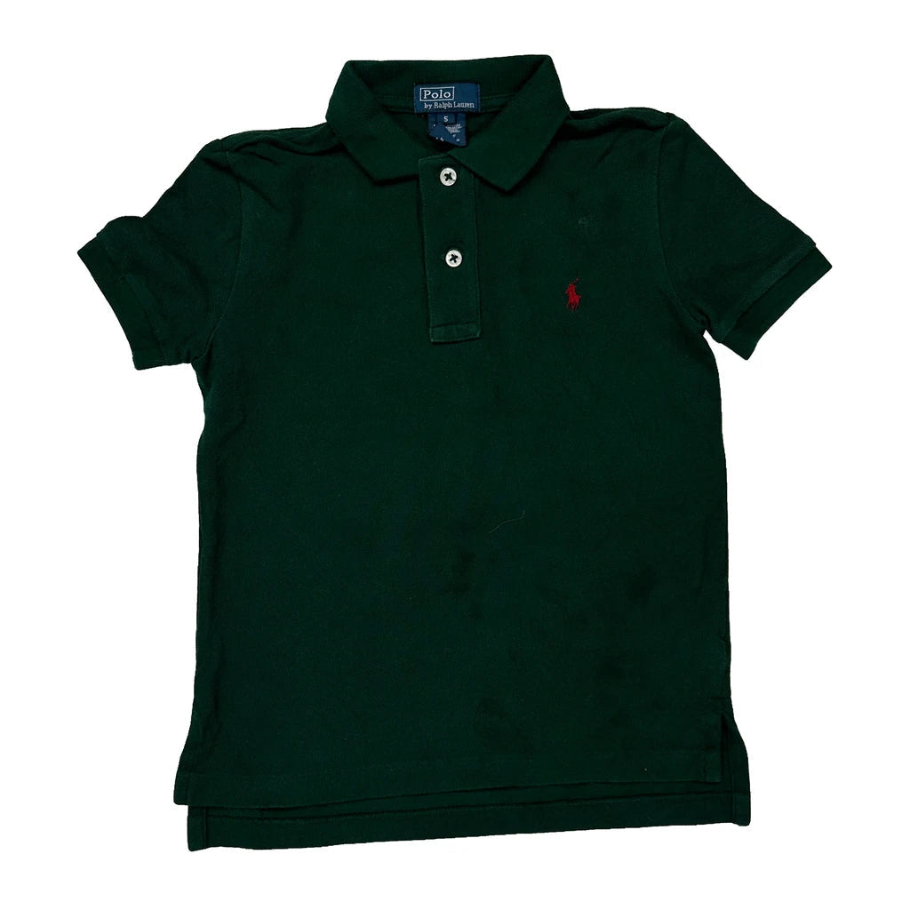 Buy Age 5 Polo By Ralph Lauren Polo Shirt - XS Green Cotton Refurbished - $14.06 Age 5 Polo By Ralph Lauren Polo Shirt - XS Green Cotton Refurbished - Thrifted (note: this is a term often used to describe second- refurbished available on Cerqular