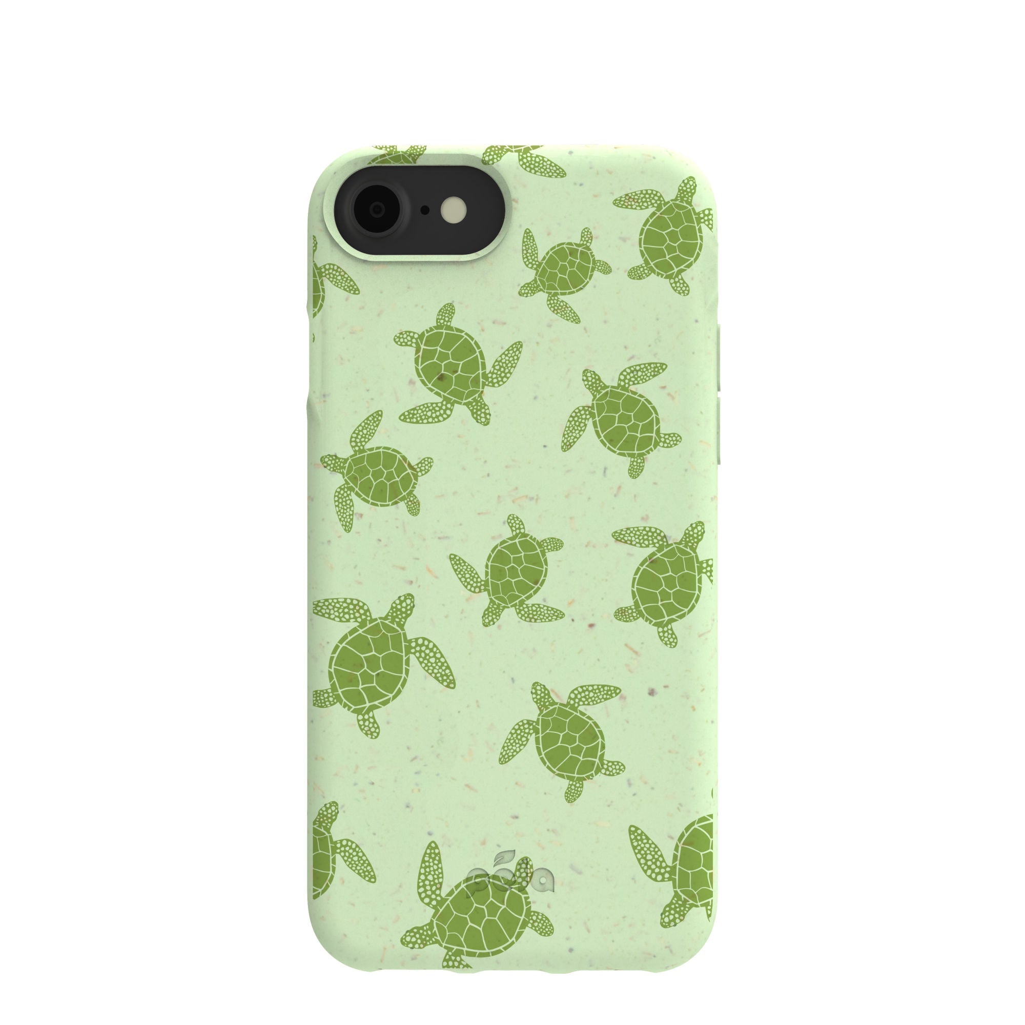 Sage Green Tiny Turtles iPhone 6/6s/7/8/SE Case Refurbished - Pela Case refurbished available on Cerqular