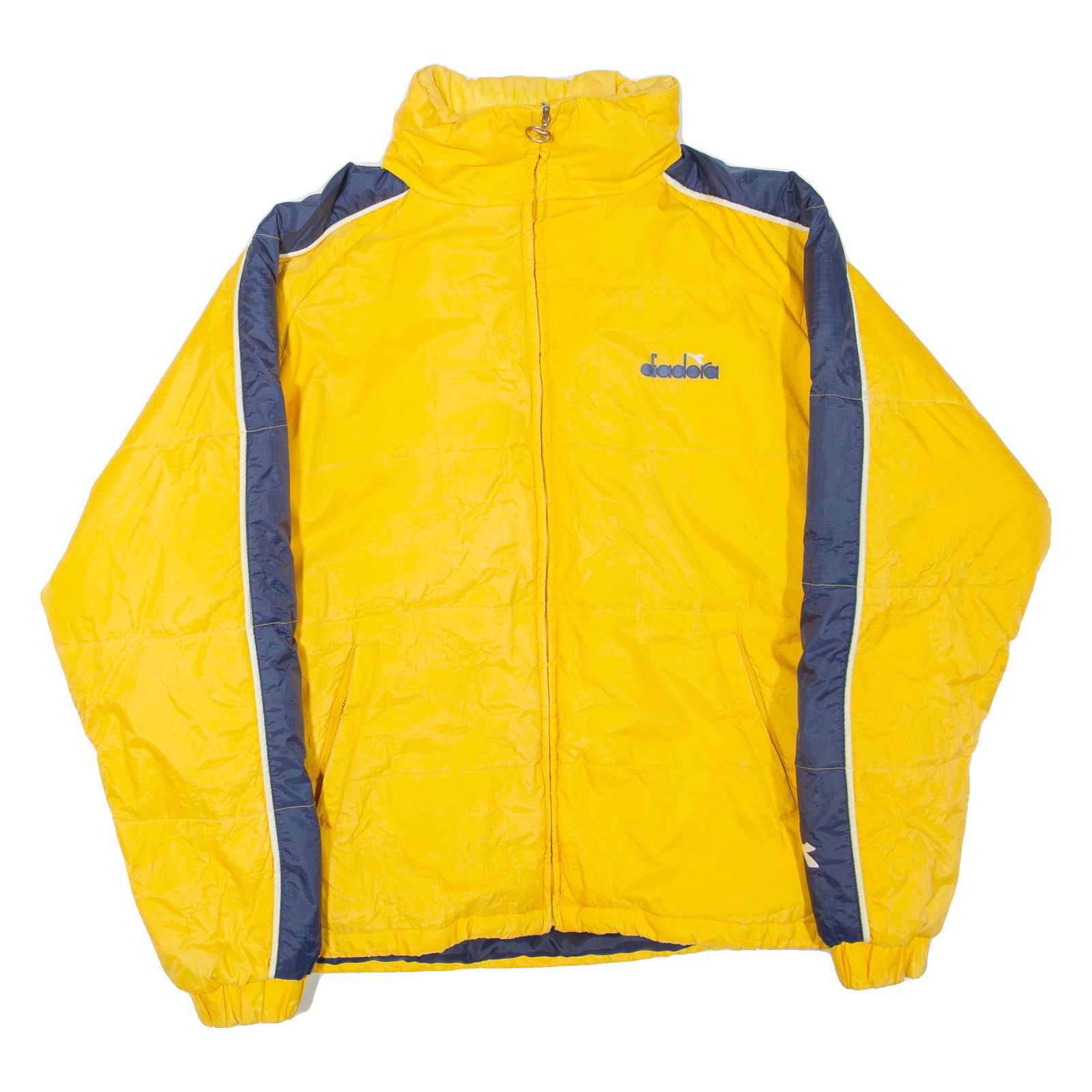 DIADORA Mens Puffer Jacket Yellow XL Refurbished - N/A refurbished available on Cerqular