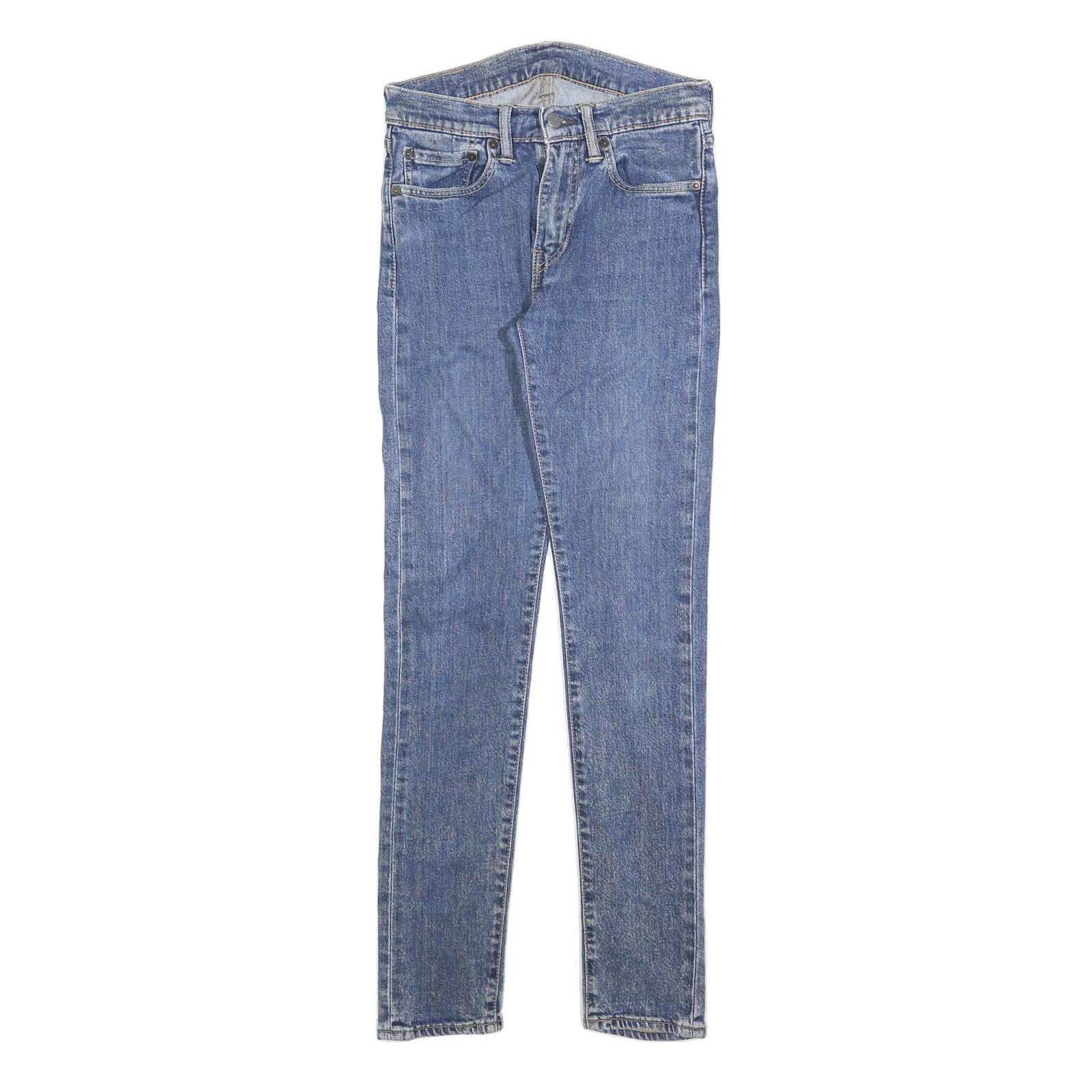 LEVI'S 519 Mens Jeans Blue Slim Skinny Denim Light W28 L32 Classic Cotton Blend Refurbished - N/A refurbished available on Cerqular