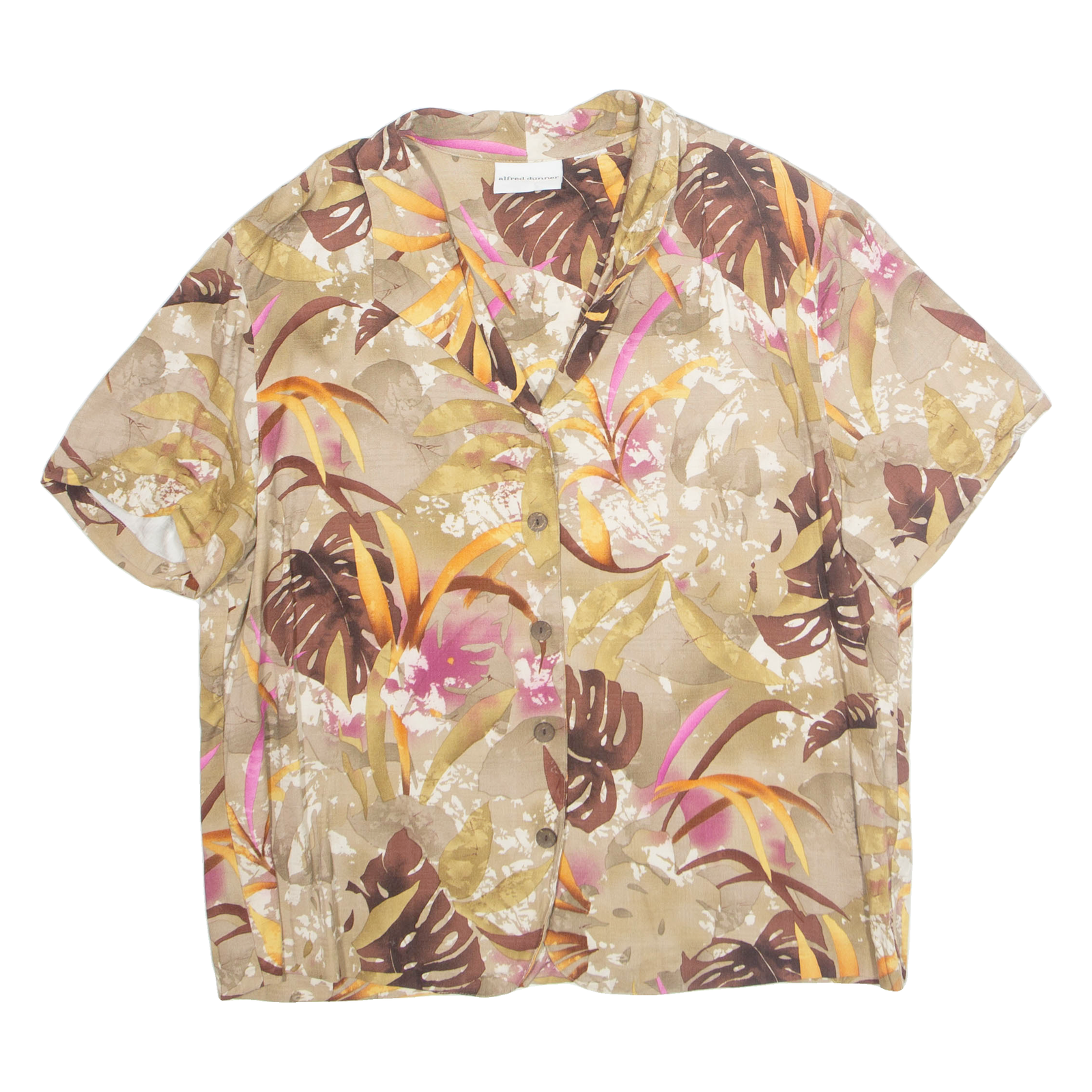 Buy ALFRED DUNNER Womens Printed Shirt Brown Off Shoulder 90s Floral L Refurbished - $16.89 ALFRED DUNNER Womens Printed Shirt Brown Off Shoulder 90s Floral L Refurbished - N/A refurbished available on Cerqular