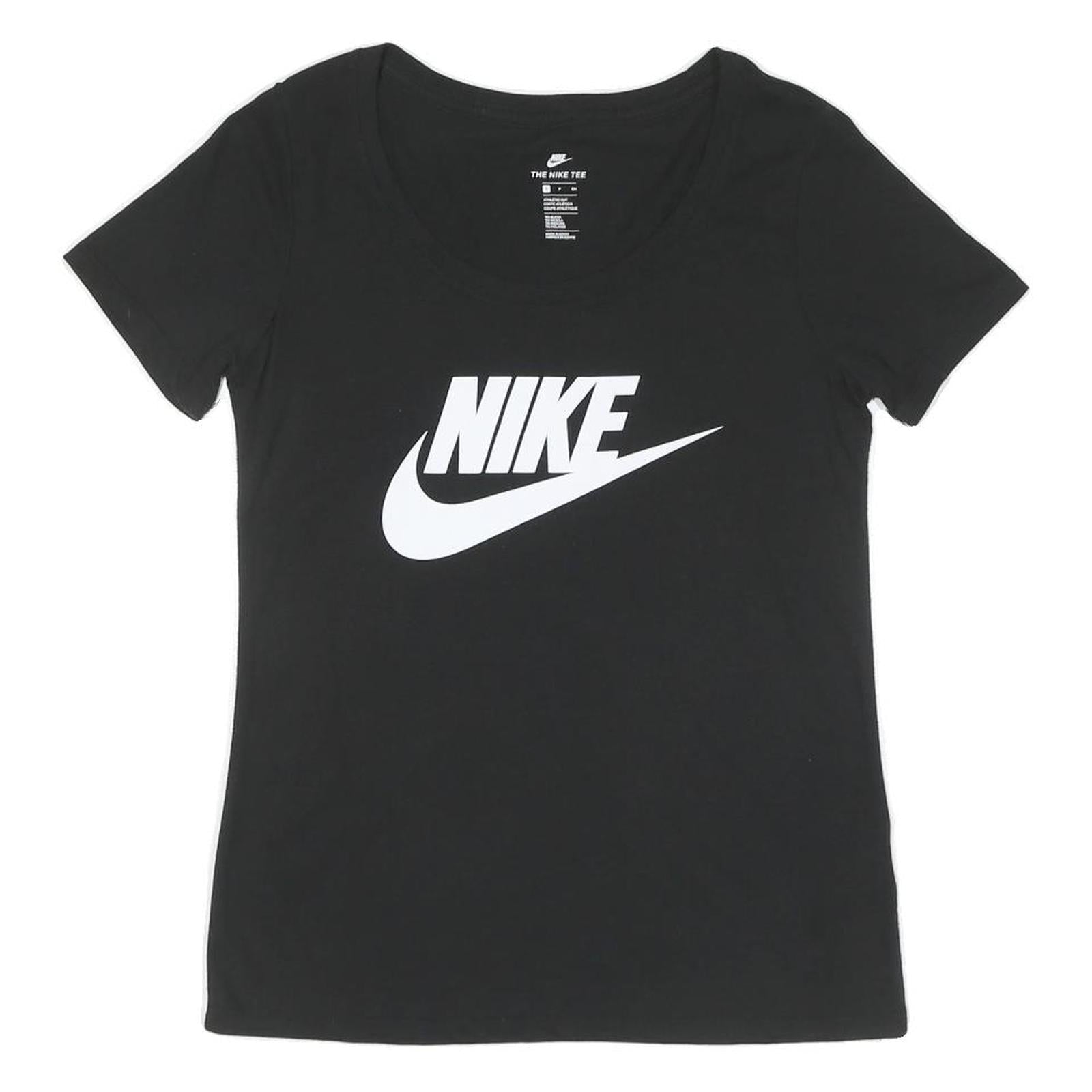 Buy NIKE Womens Black Graphic T-Shirt S Short Sleeve Crew Neck Cotton Casual Refurbished - $19.49 NIKE Womens Black Graphic T-Shirt S Short Sleeve Crew Neck Cotton Casual Refurbished - N/A refurbished available on Cerqular