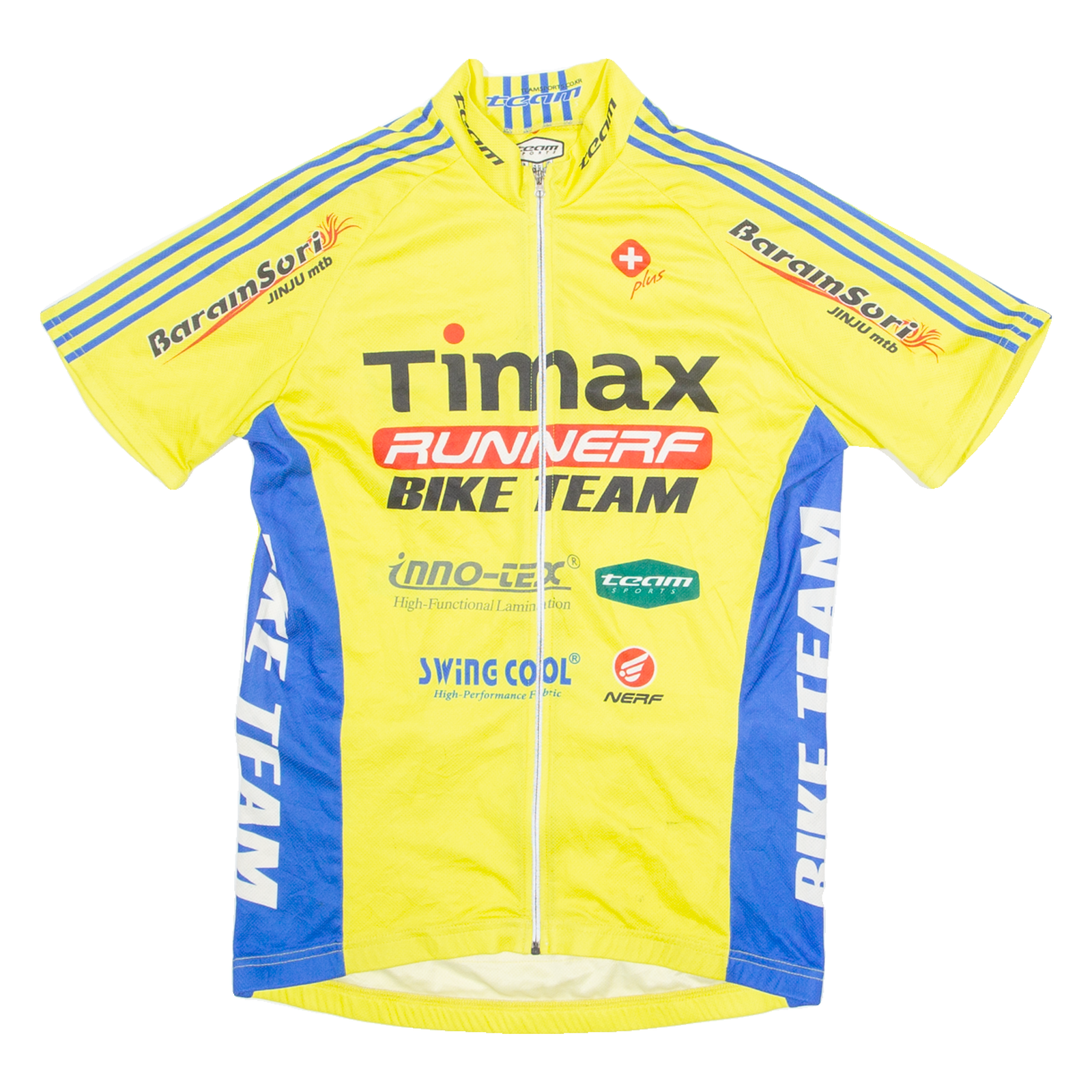 TEAM SPORTS Cycling Mens Jersey Yellow 1/4 Zip M Refurbished - N/A refurbished available on Cerqular