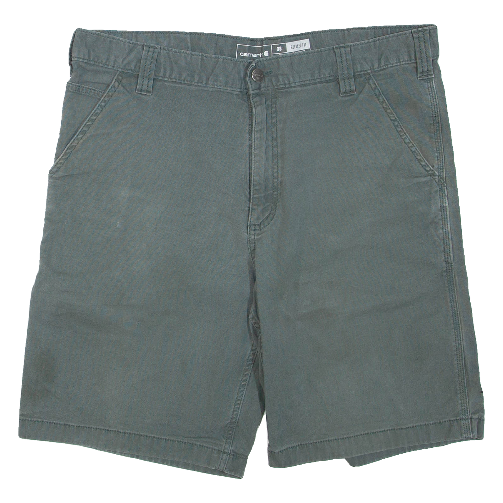 CARHARTT Mens Casual Shorts Green Relaxed XL W38 Refurbished - N/A refurbished available on Cerqular