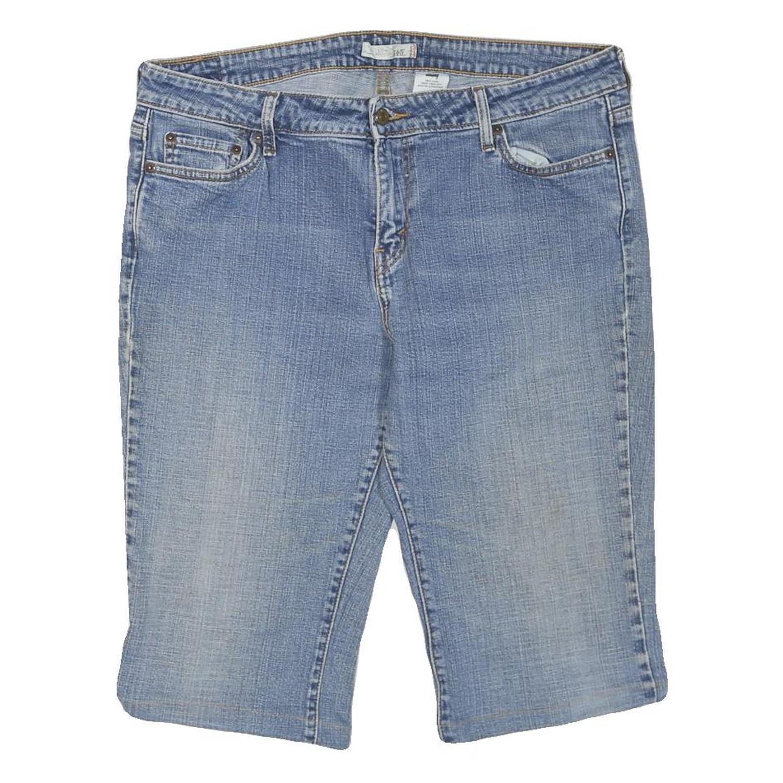 LEVI'S Womens Denim Blue Casual Shorts XL W38 Cotton Blend Regular Fit Refurbished - N/A refurbished available on Cerqular