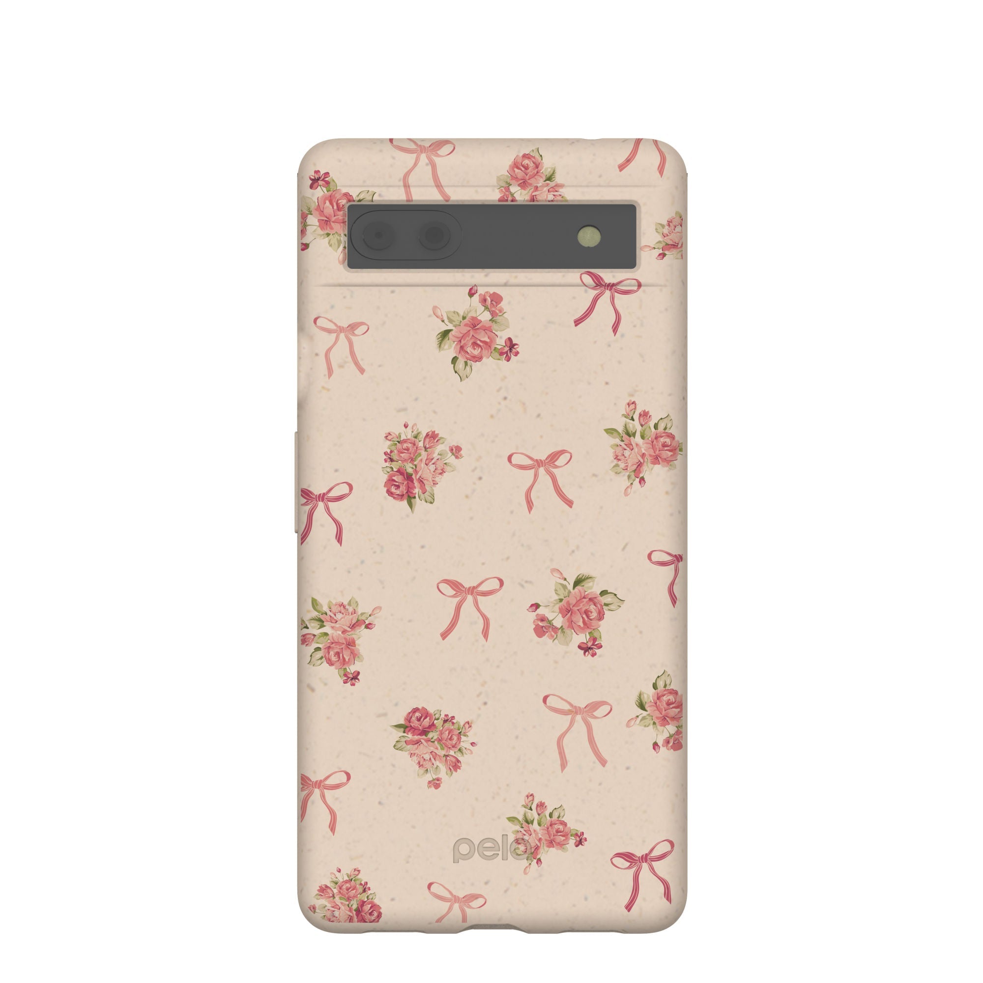 Seashell Roses and Bows Google Pixel 6a Case Refurbished - Pela Case refurbished available on Cerqular
