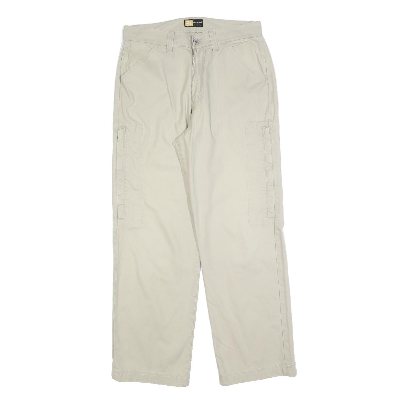 Buy BIG STAR Womens Relaxed Beige Cotton Blend Zip Trousers W32 L30 Casual Refurbished - $23.39 BIG STAR Womens Relaxed Beige Cotton Blend Zip Trousers W32 L30 Casual Refurbished - N/A refurbished available on Cerqular