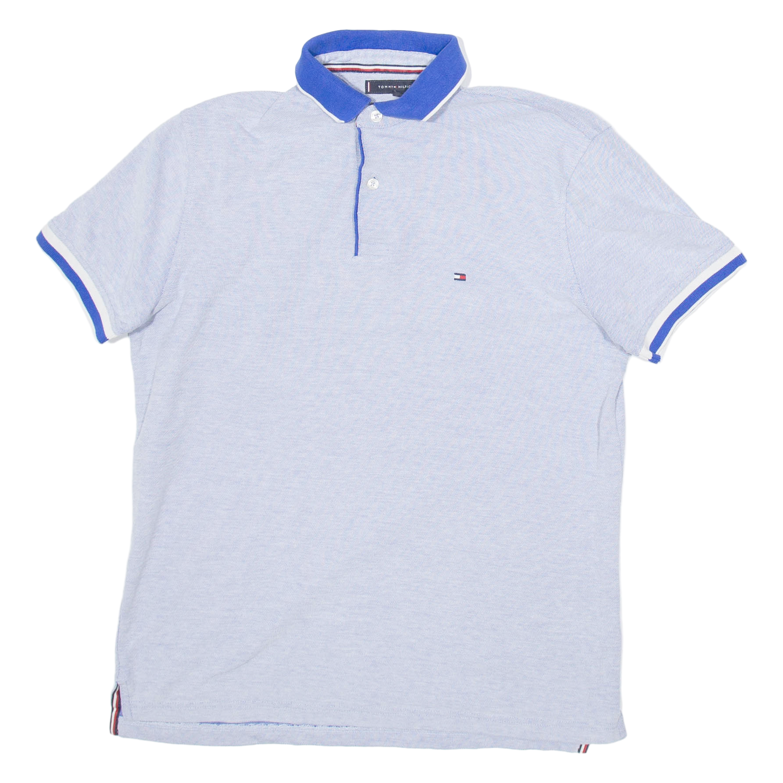 TOMMY HILFIGER Mens Polo Shirt Blue S Refurbished - N/A refurbished available on Cerqular