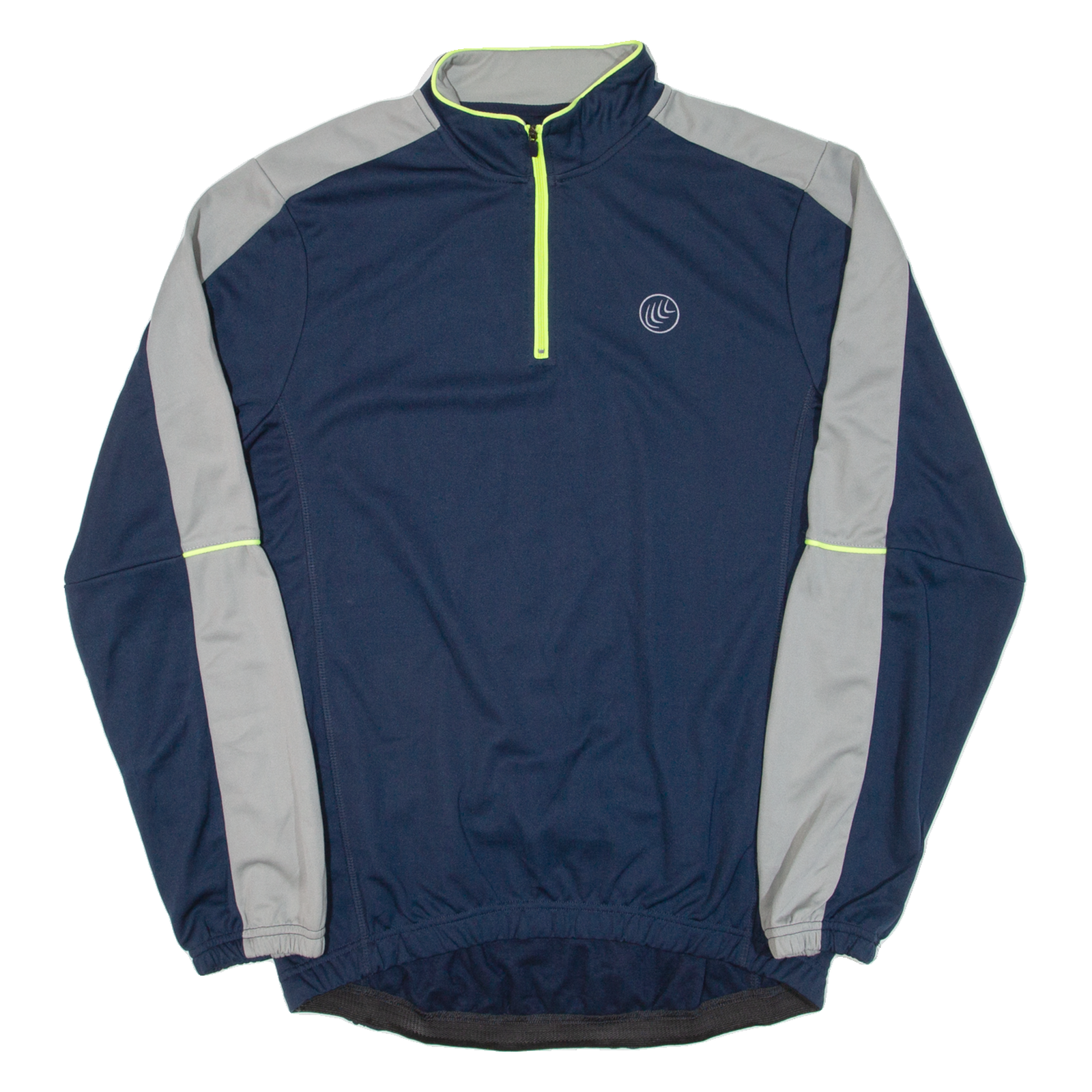 CRANE Cycling Mens Jersey Blue Long Sleeve 1/4 Zip M Refurbished - N/A refurbished available on Cerqular