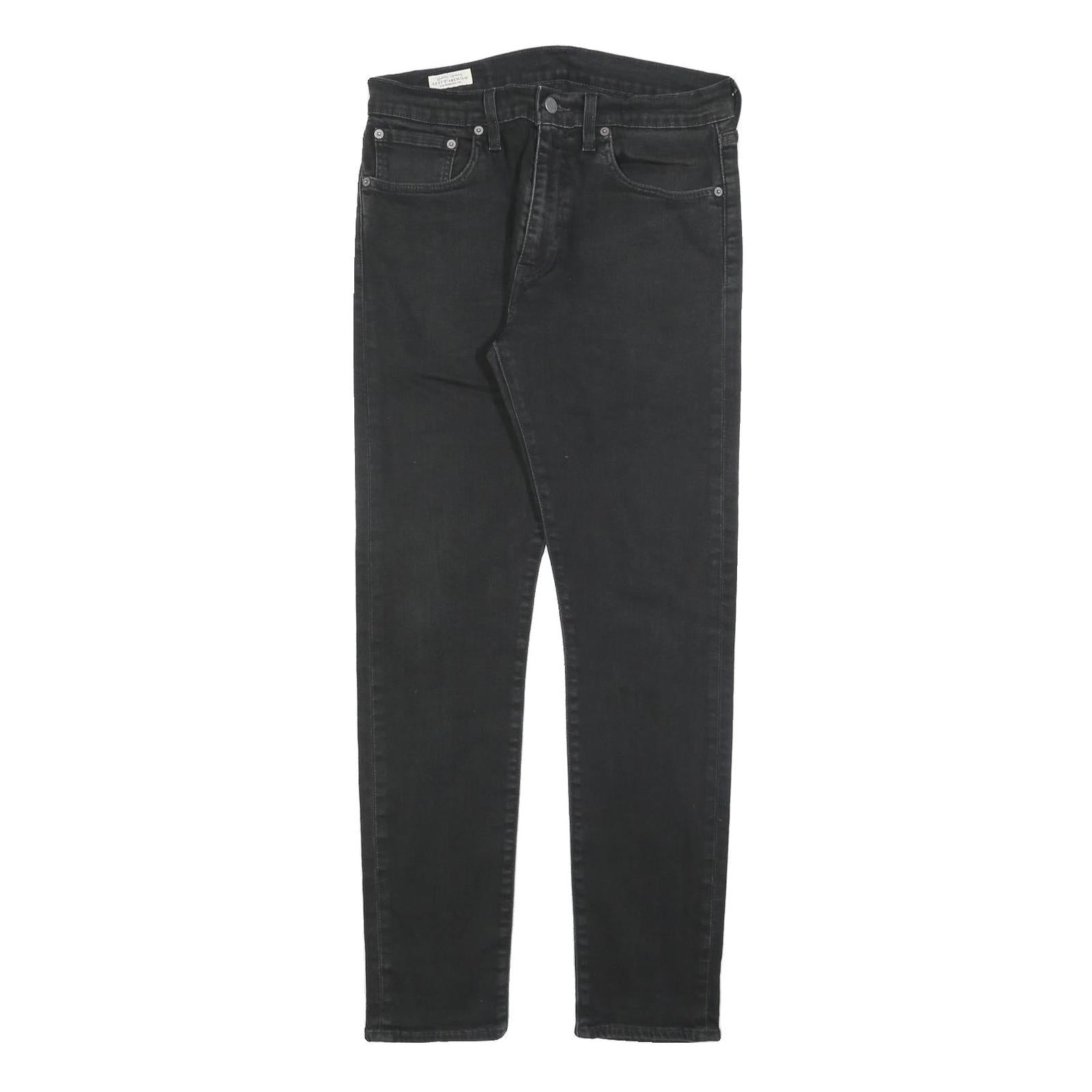 LEVI'S 512 BIG E Mens Slim Black Denim Medium W32 L32 Slim Fit Jeans Refurbished - N/A refurbished available on Cerqular