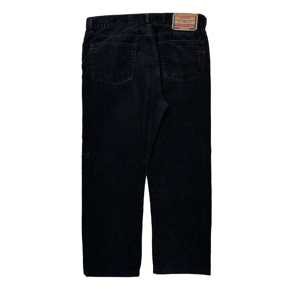 Diesel Jeans - 36W 31L Black Corduroy Refurbished - Thrifted (note: this is a term often used to describe second- refurbished available on Cerqular