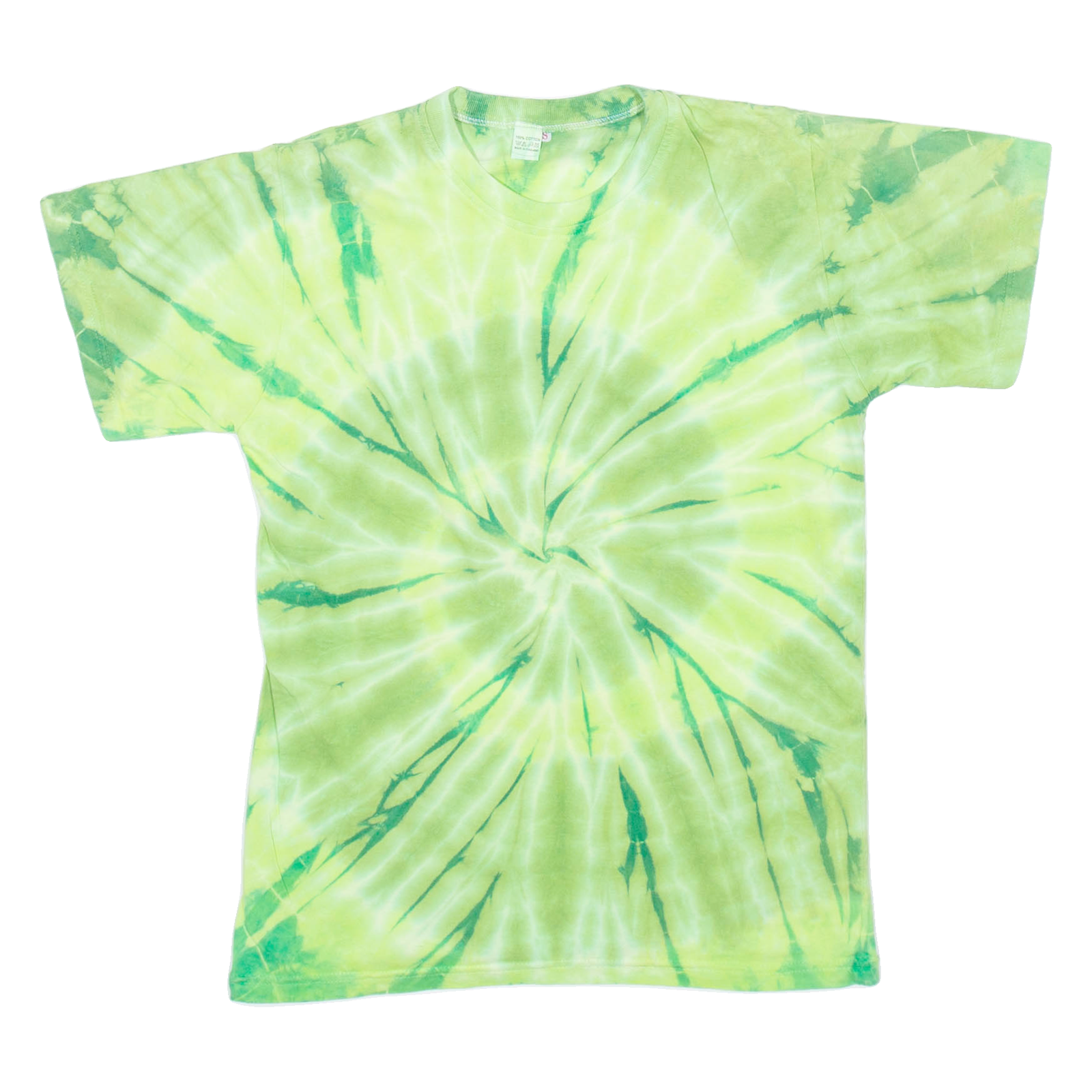 Mens Tie Dye T-Shirt Green S Refurbished - N/A refurbished available on Cerqular