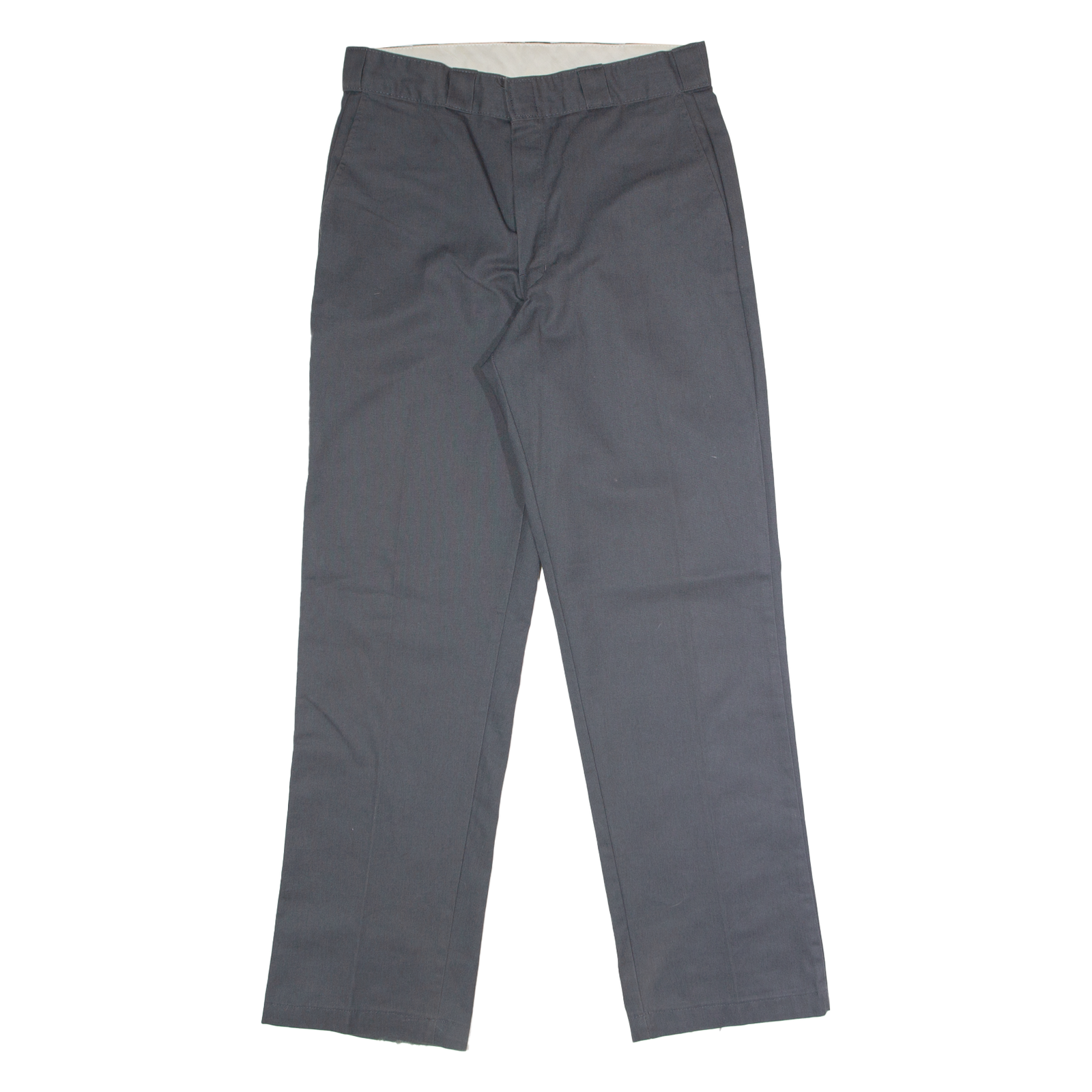 DICKIES Workwear Mens Twill Trousers Grey Regular Straight W33 L32 Refurbished - N/A refurbished available on Cerqular