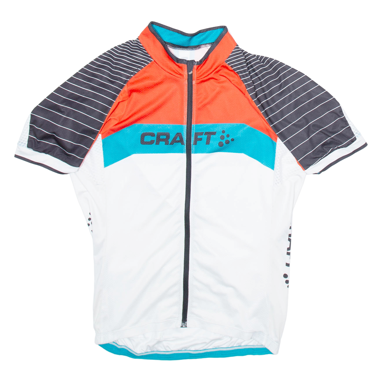CRAFT Full Zip Cycling Mens Jersey White M Refurbished - N/A refurbished available on Cerqular